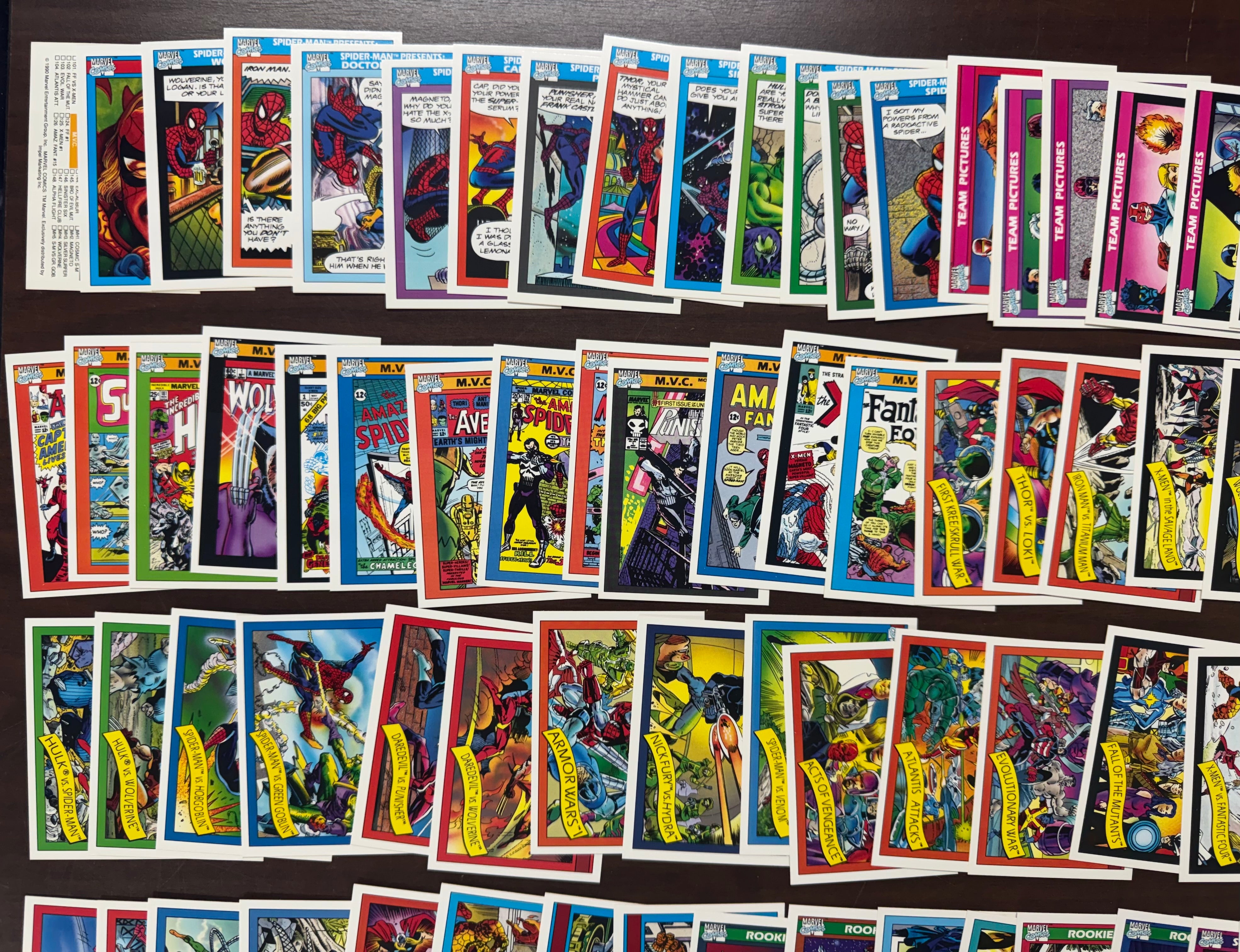 1990 Impel Marvel Universe Series 1 Complete Set (162/162) W/ Holograms (5/5) NM