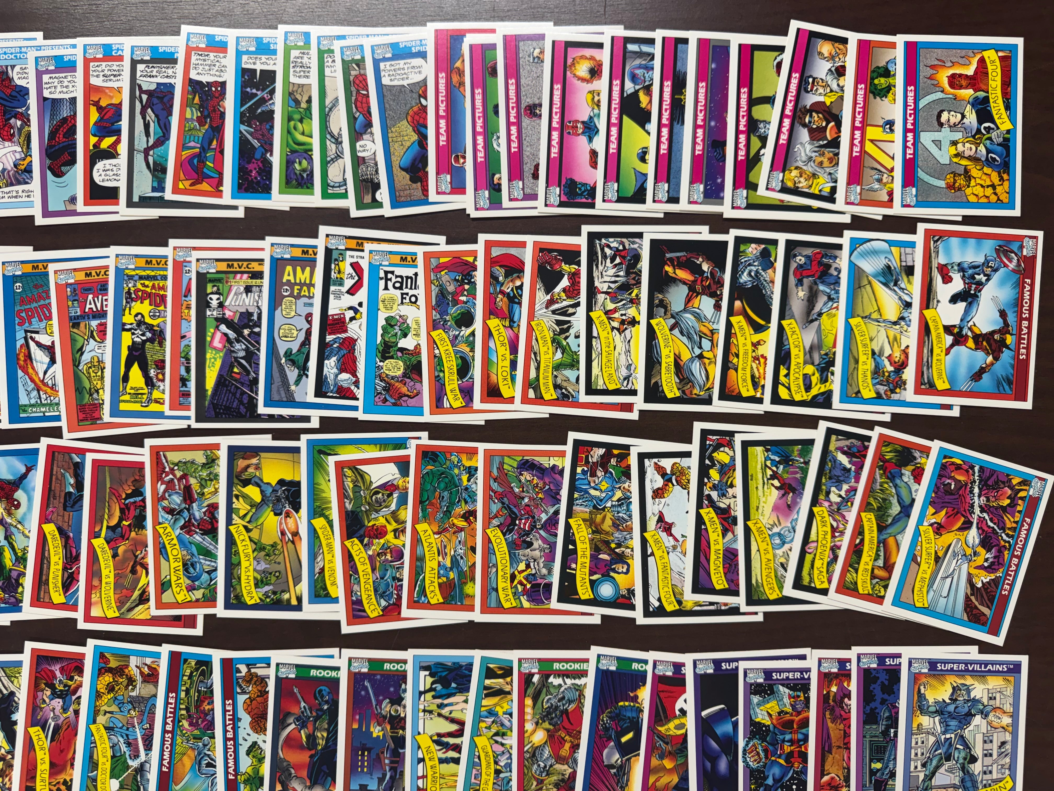 1990 Impel Marvel Universe Series 1 Complete Set (162/162) W/ Holograms (5/5) NM