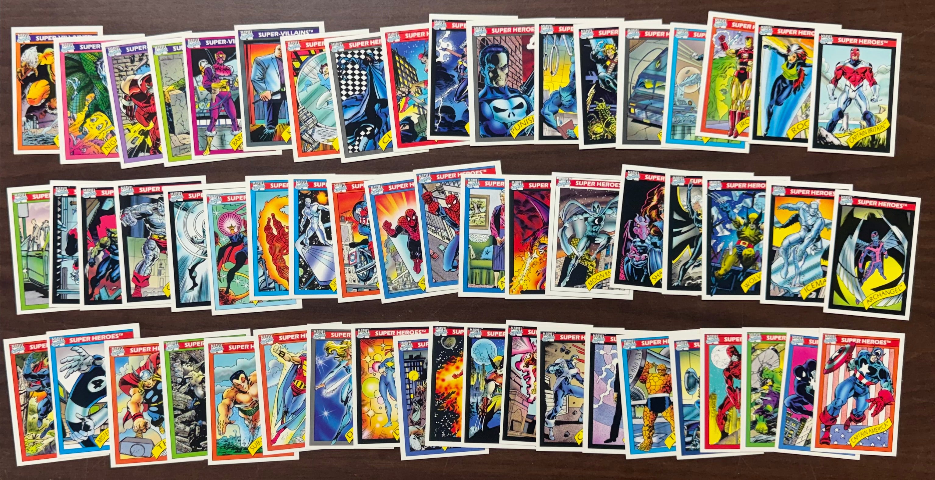 1990 Impel Marvel Universe Series 1 Complete Set (162/162) W/ Holograms (5/5) NM