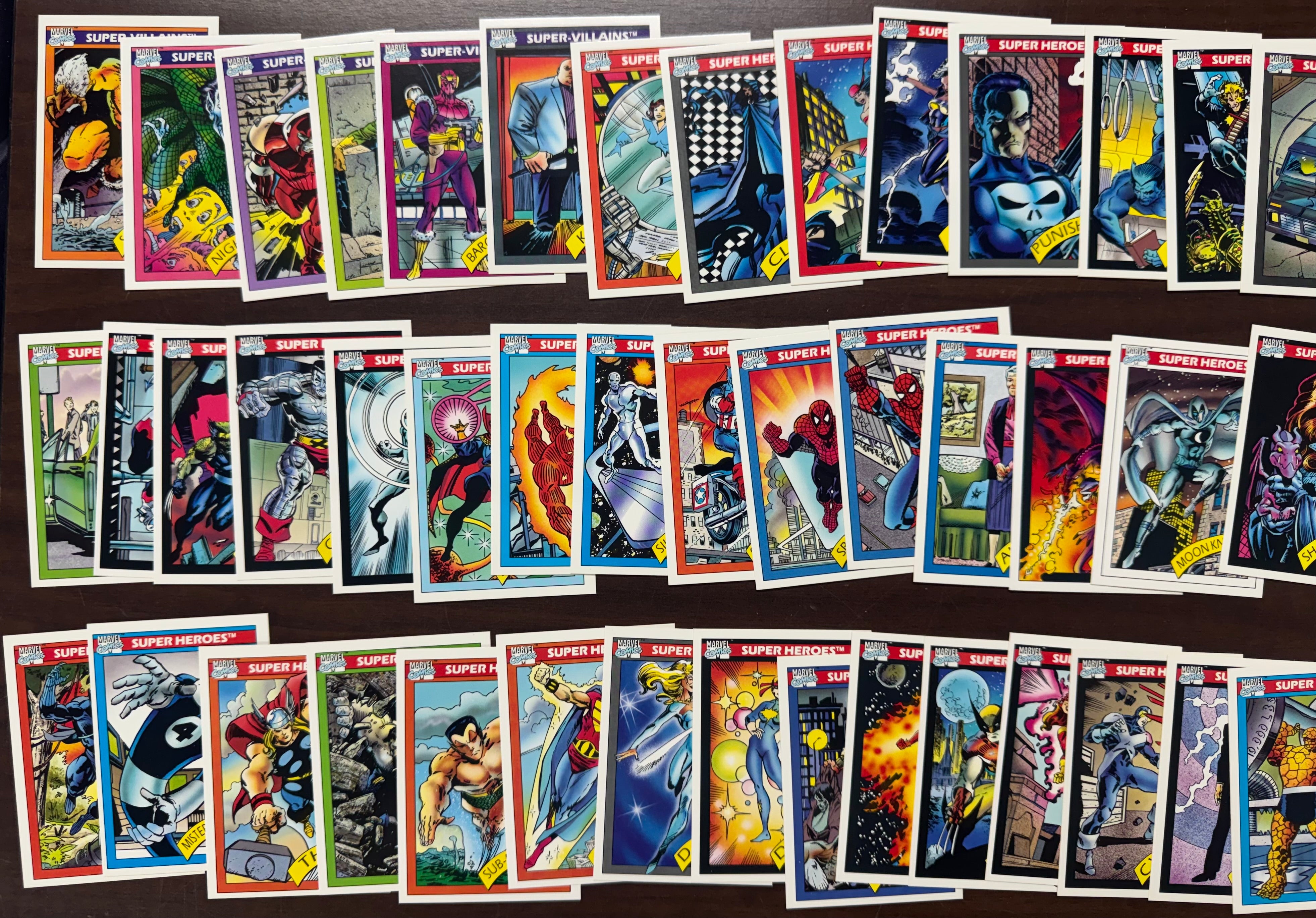 1990 Impel Marvel Universe Series 1 Complete Set (162/162) W/ Holograms (5/5) NM
