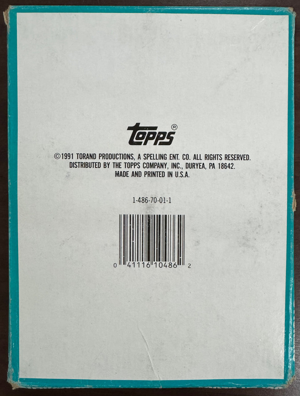 1991 Topps Beverly Hills 90210 Wax Box 36 Factory Sealed Packs