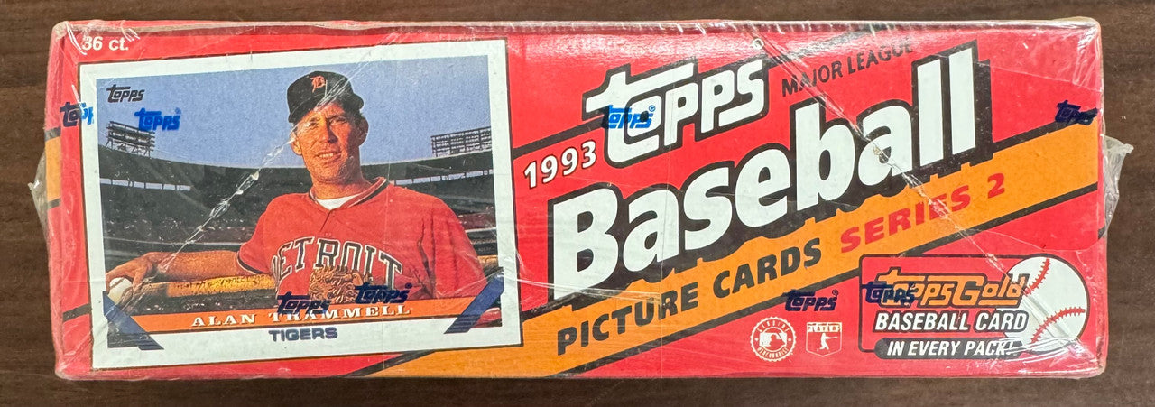 1993 Topps Baseball Series 2 36 Pack Wax Box Factory Sealed
