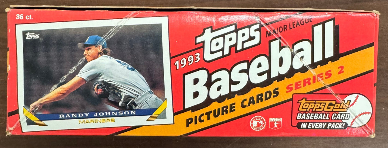 1993 Topps Baseball Series 2 Wax Box 36 Factory Sealed Packs