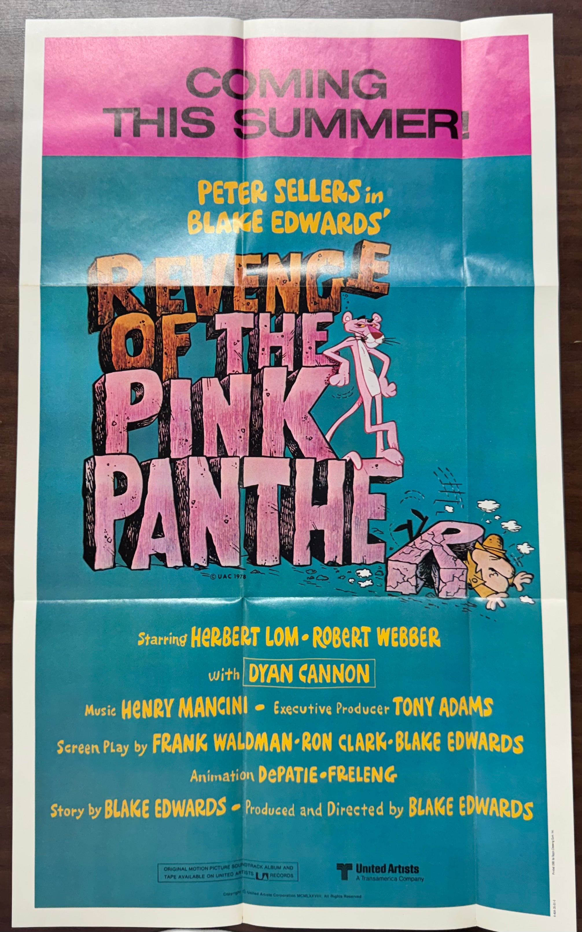 1981 Topps Giant Pin-Up Movie Posters Complete Set (12/12) W/ Wrappers NM