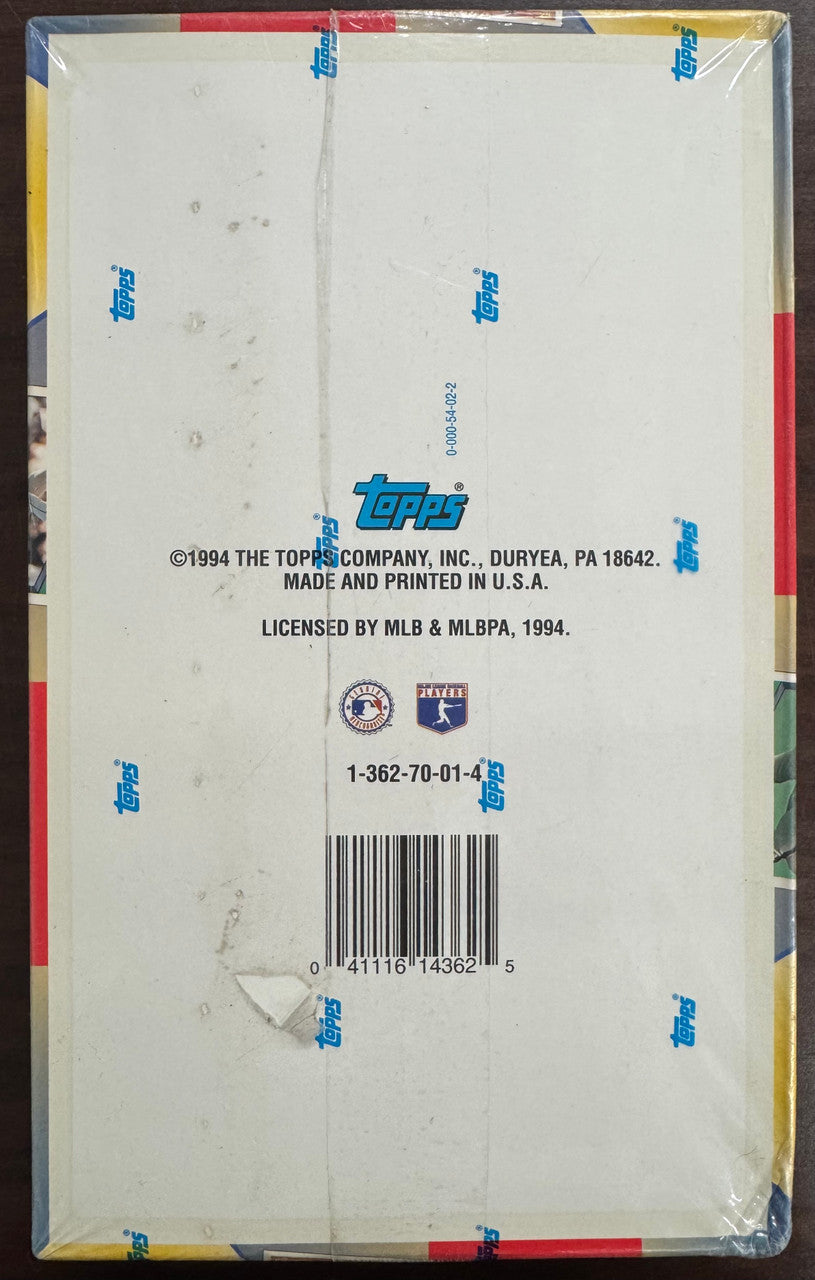 1994 Topps Baseball Series 1 Wax Box Factory Sealed