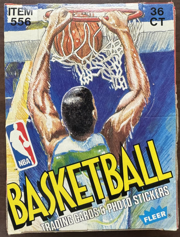 1989/90 Fleer Basketball Wax Box 36 Factory Sealed Packs