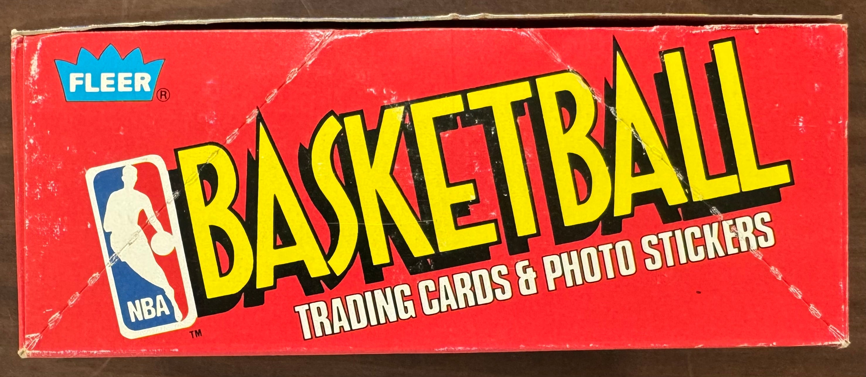 1989/90 Fleer Basketball Wax Box 36 Factory Sealed Packs