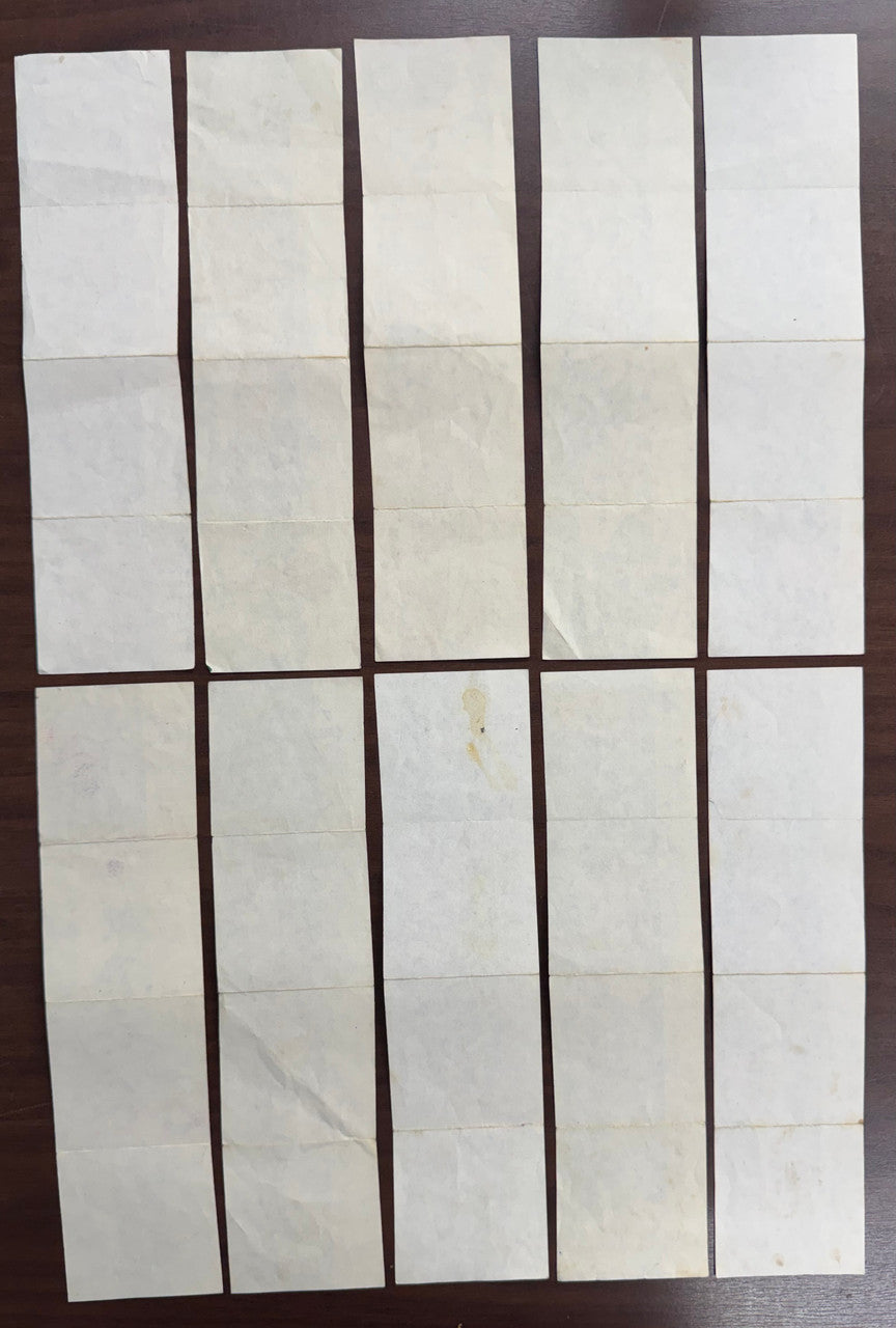 1969/70 Topps Basketball Rulers Lot of 10 Low-Mid Grade Alcindor RC