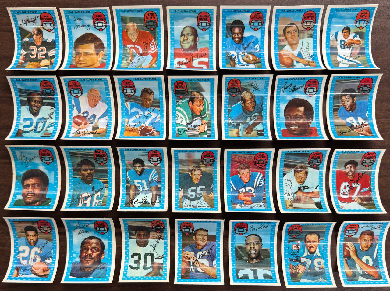 1971 Kellogg's Football Complete Set (60) EX Overall Some Cracking