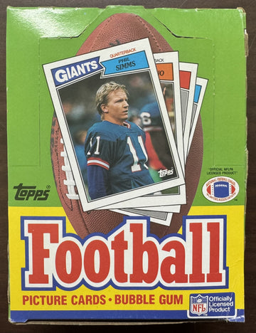 1987 Topps Football Wax Box