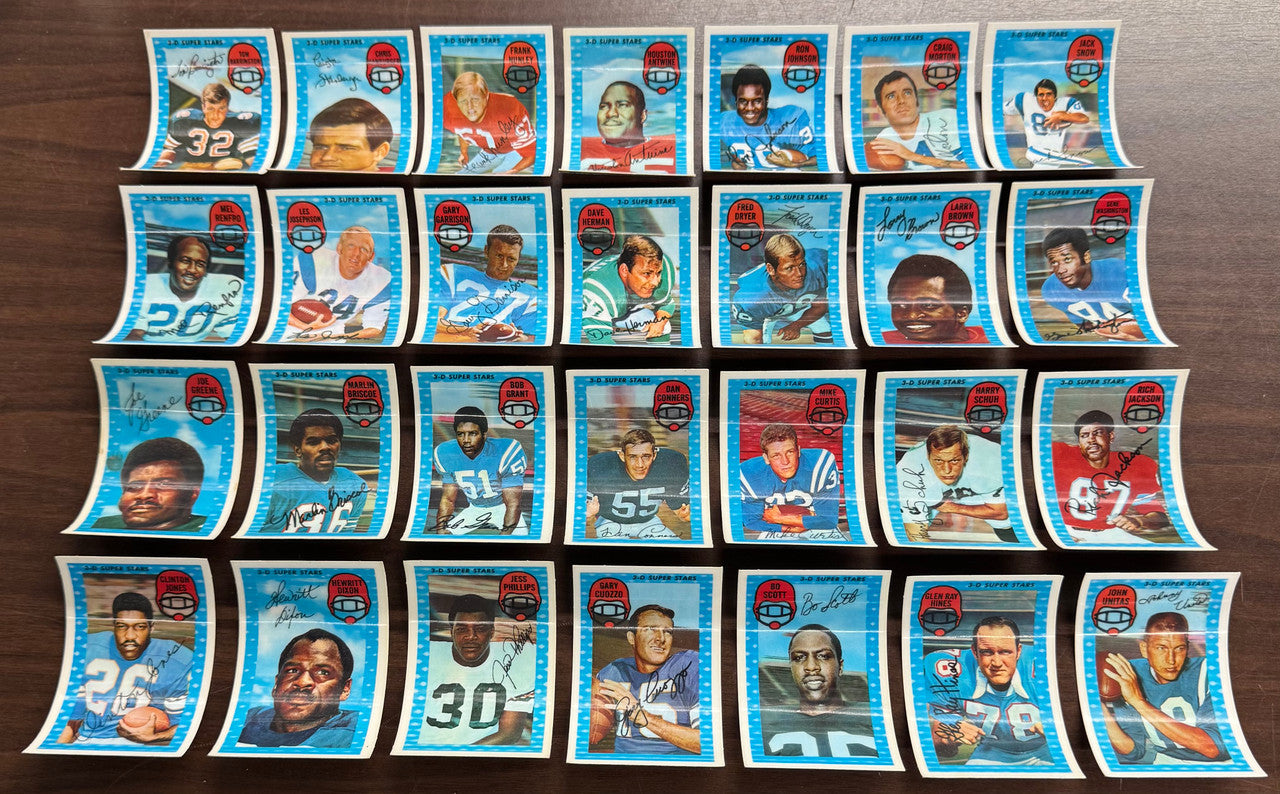 1971 Kellogg's Football Complete Set (60) EX Overall Some Cracking