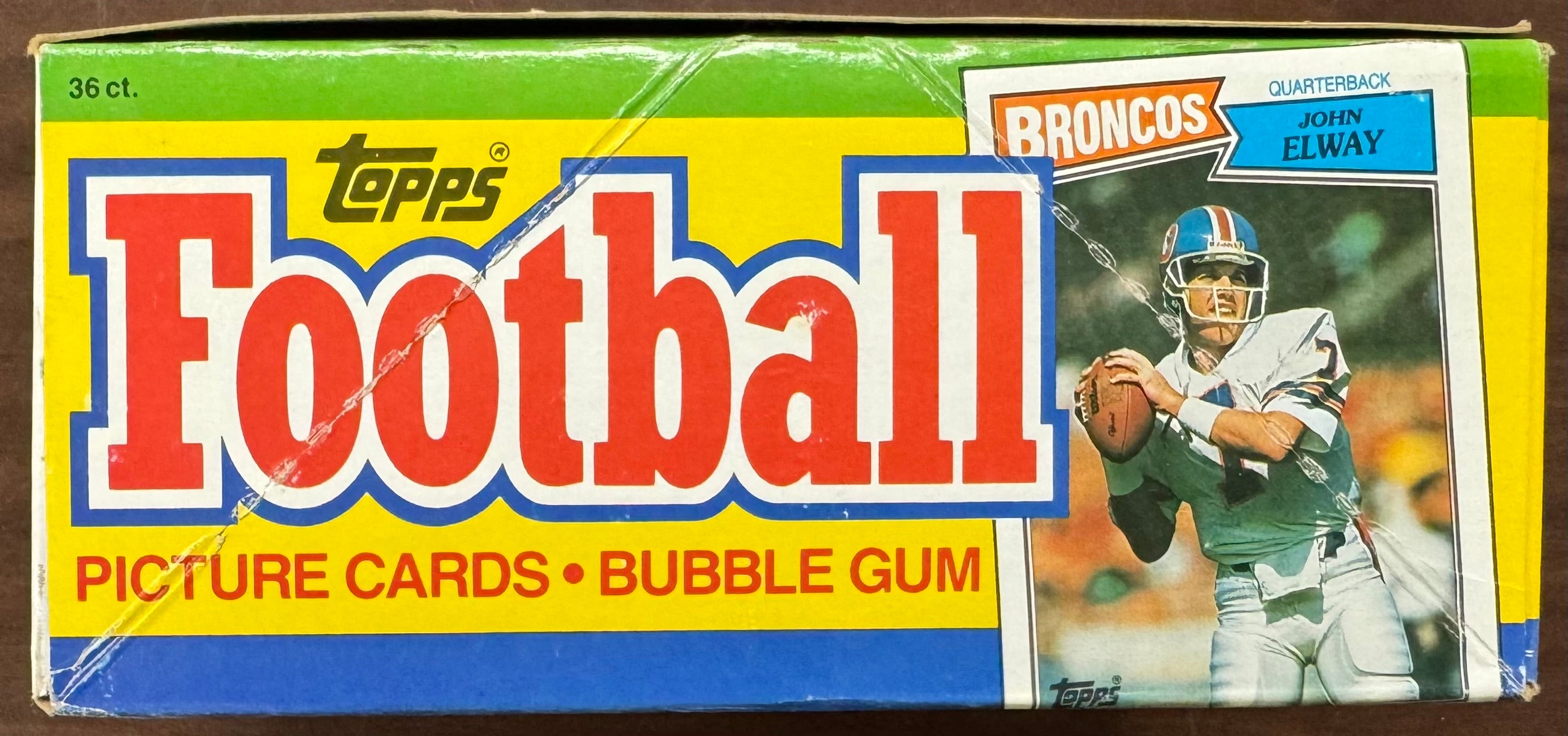 1987 Topps Football Wax Box