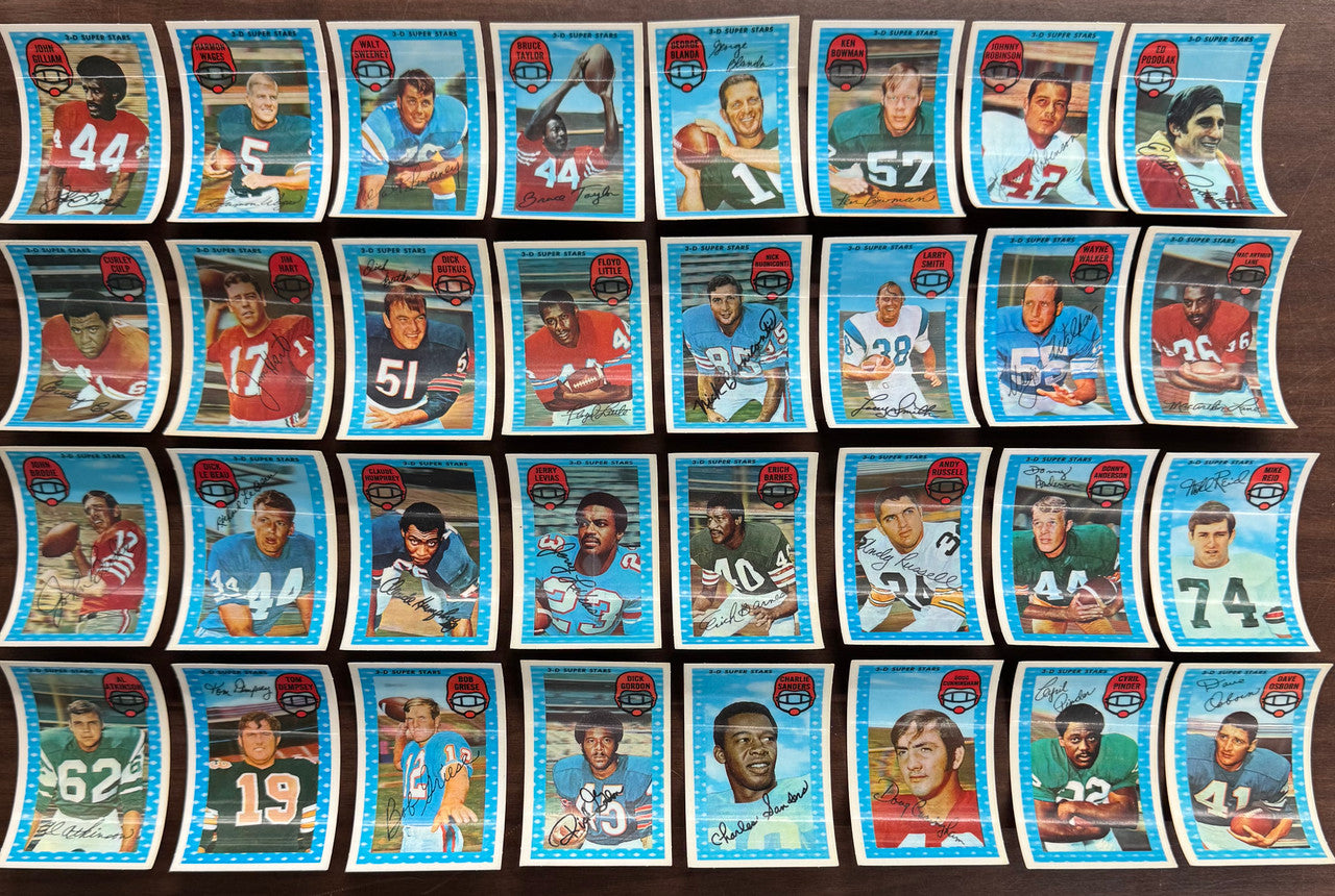 1971 Kellogg's Football Complete Set (60) EX Overall Some Cracking