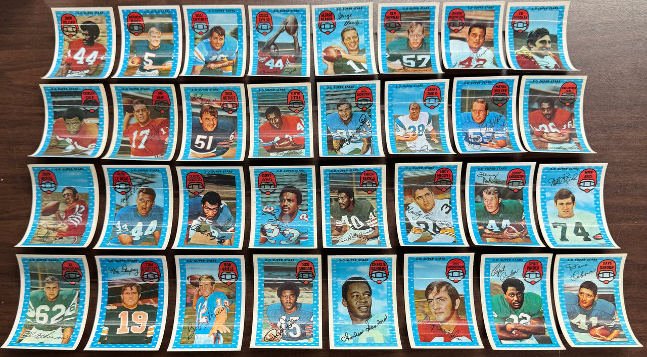 1971 Kellogg's Football Complete Set (60) EX Overall Some Cracking