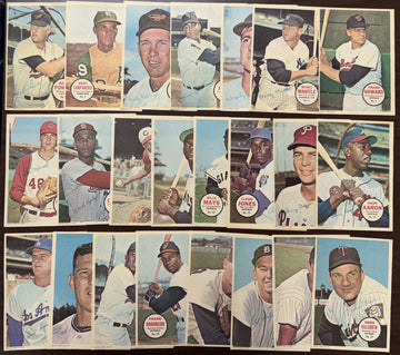 1967 Topps Baseball Posters Complete Set (30/30) EX-MT