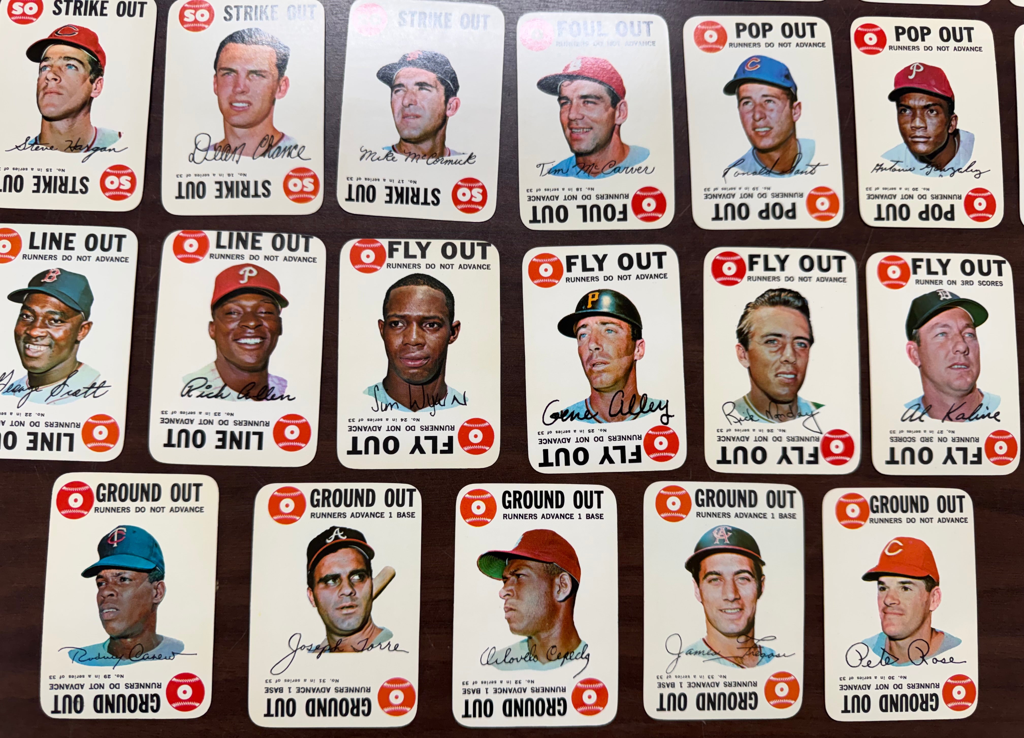 1968 Topps Baseball Game Complete Set (33/33) NM