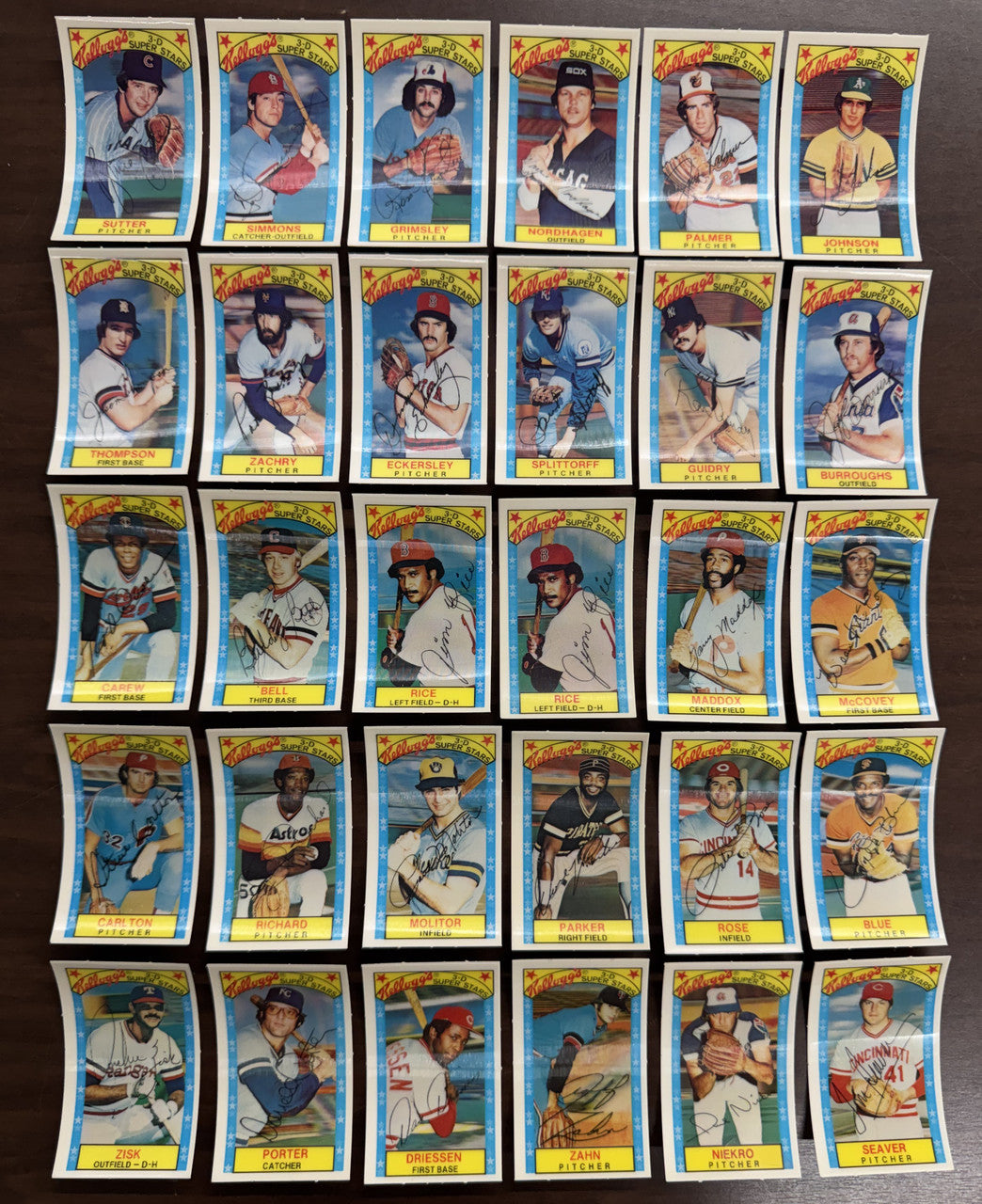 1979 Kellogg's Baseball Complete Set (61) NM