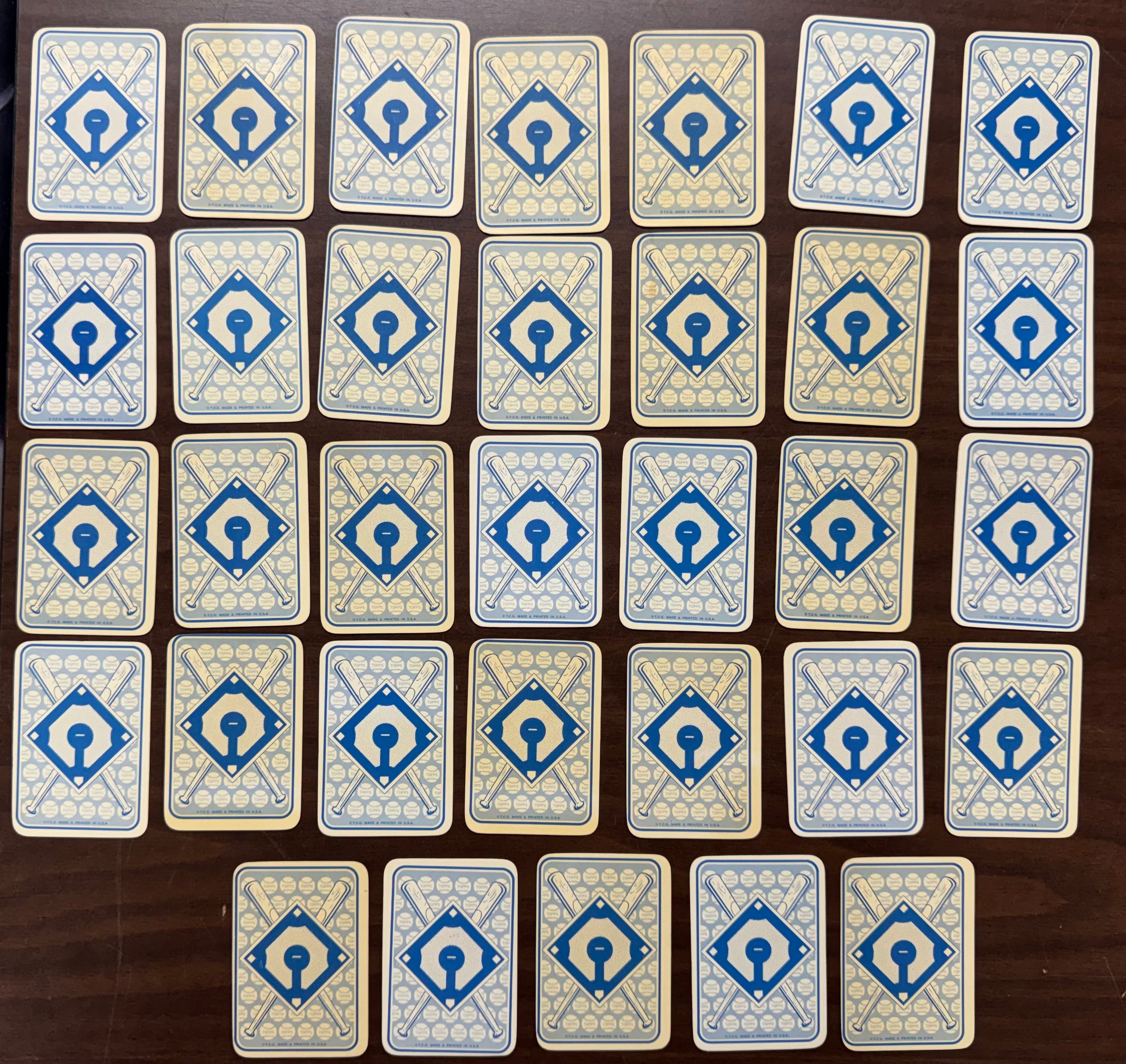 1968 Topps Baseball Game Complete Set (33/33) NM