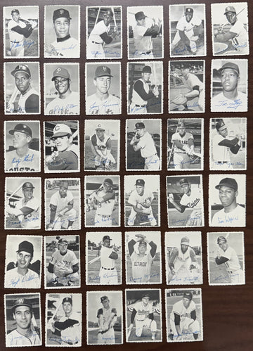 1969 Topps Deckle Baseball Complete Set (35/35) EX-MT