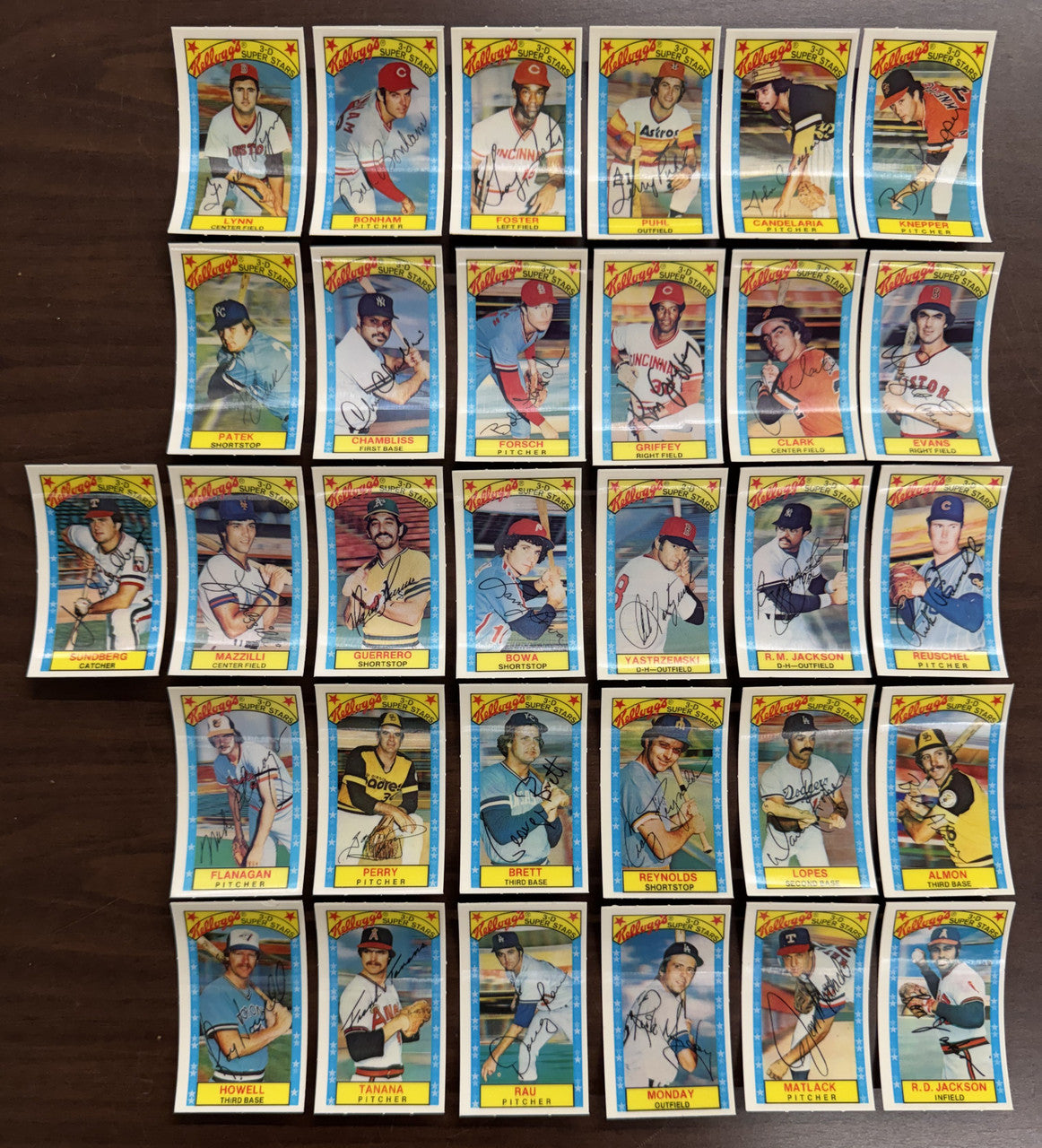1979 Kellogg's Baseball Complete Set (61) NM
