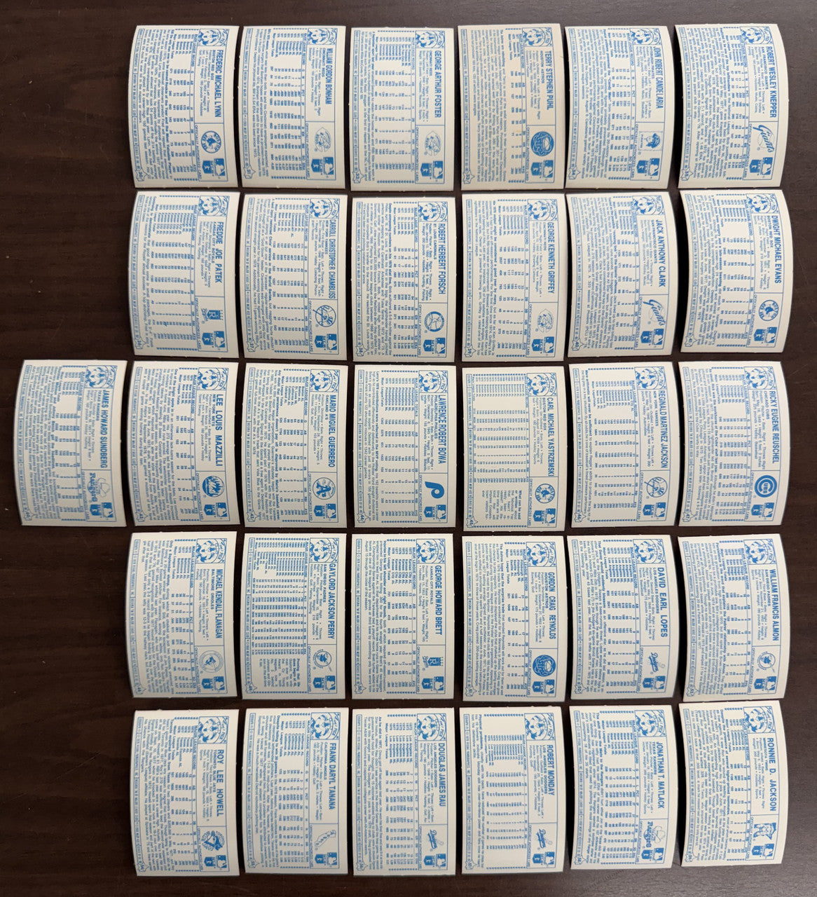 1979 Kellogg's Baseball Complete Set (61) NM