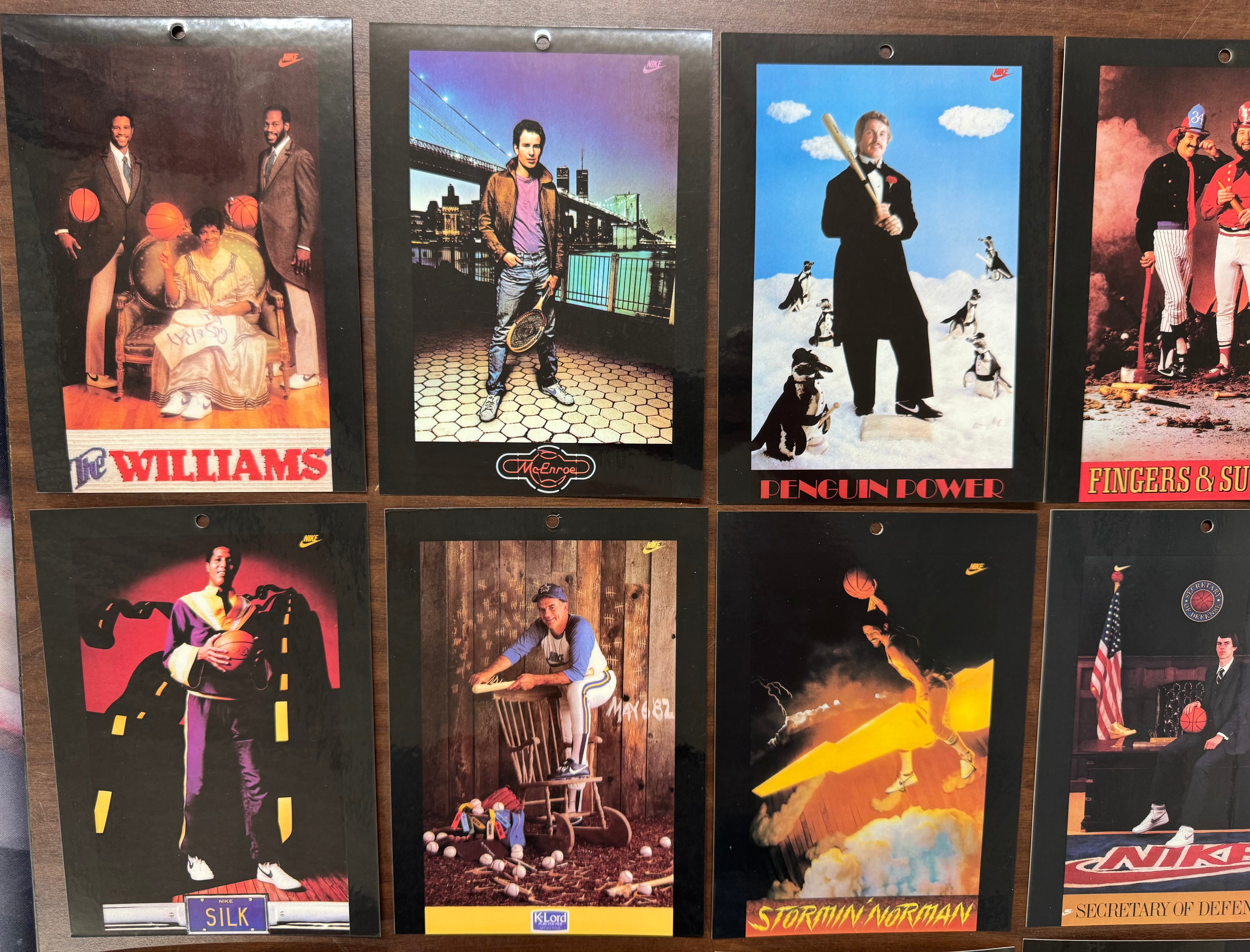 1982 Nike Sport Poster Complete Sample Promo Set (27) Rare