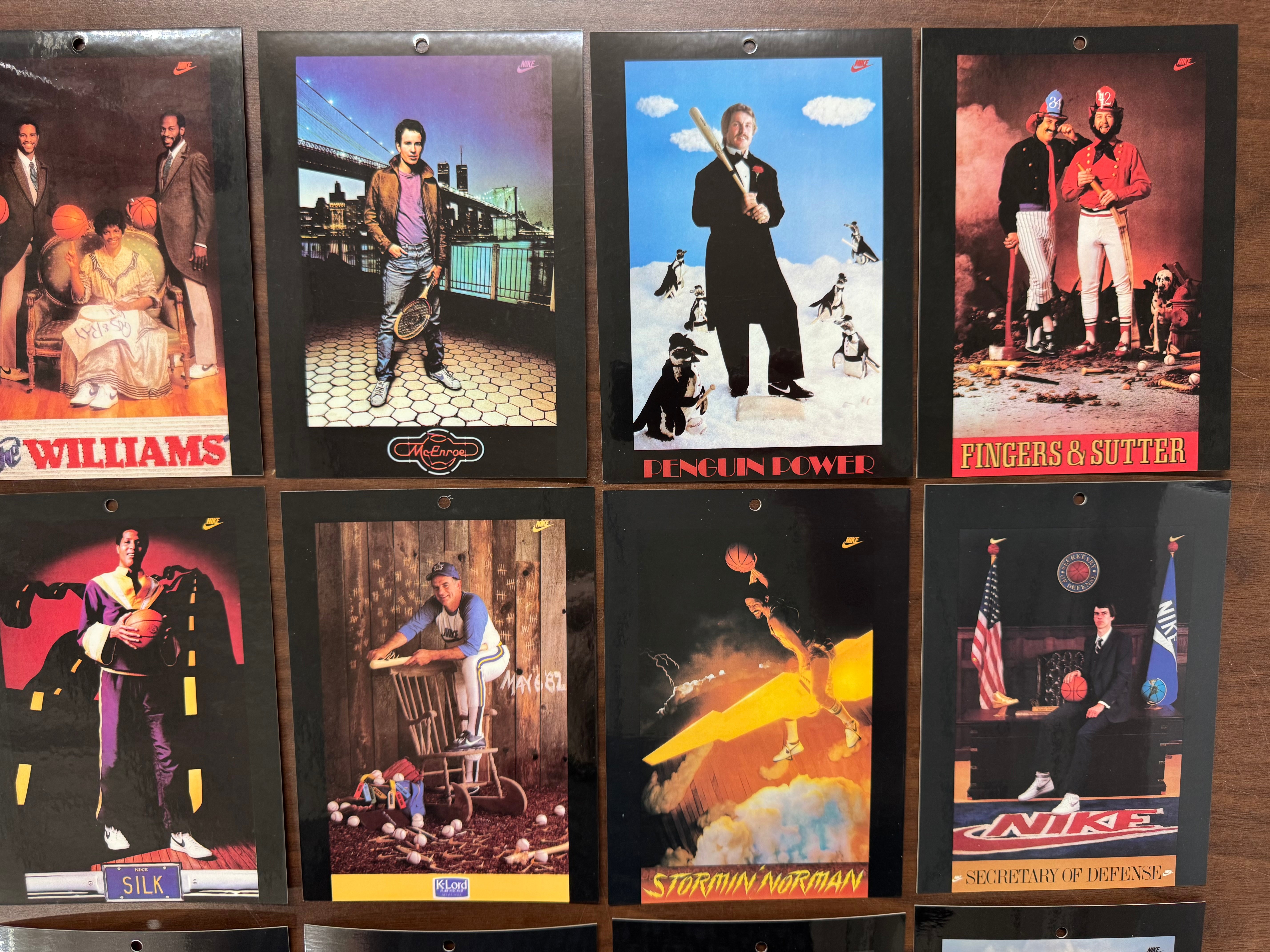 1982 Nike Sport Poster Complete Sample Promo Set (27) Rare