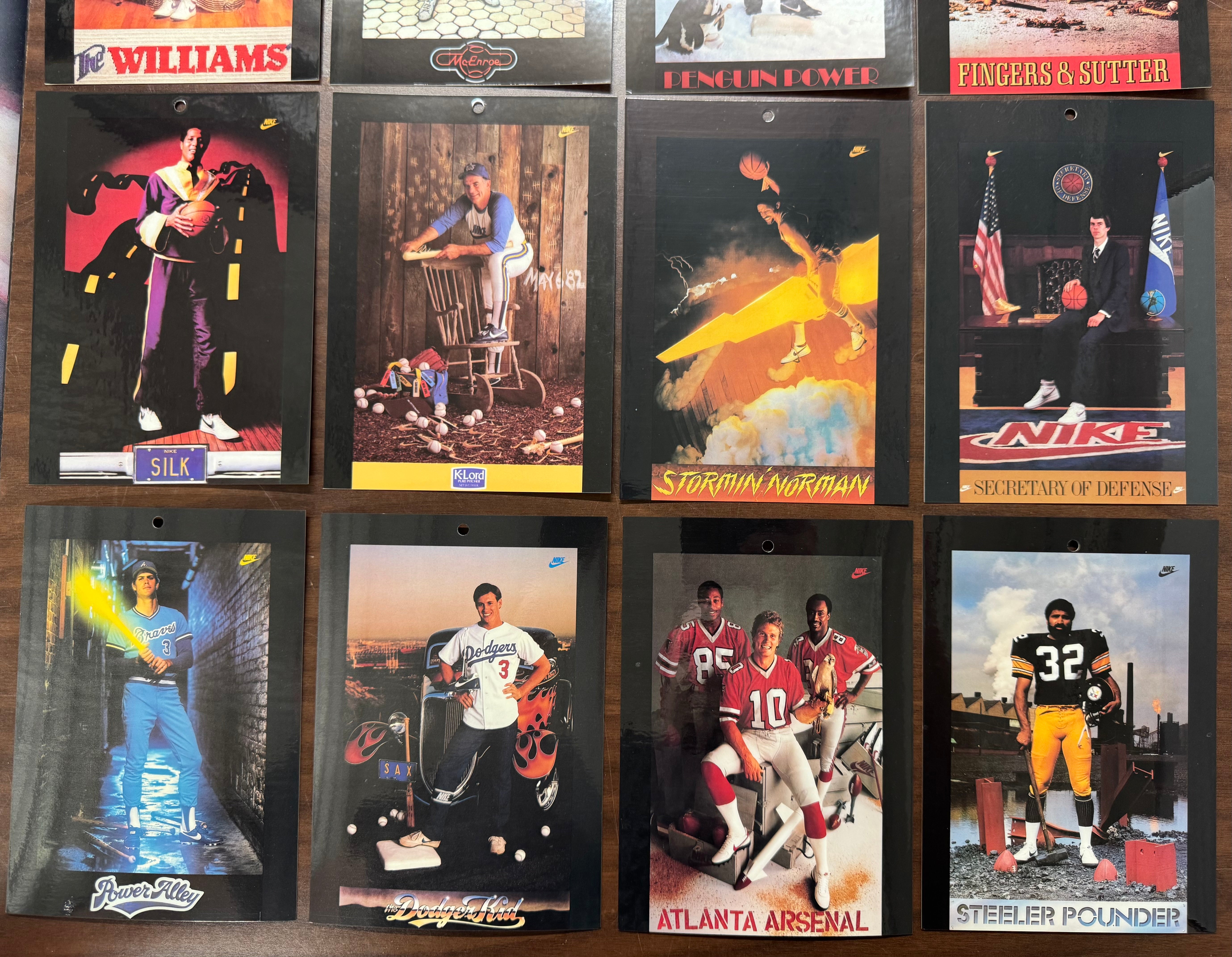 1982 Nike Sport Poster Complete Sample Promo Set (27) Rare