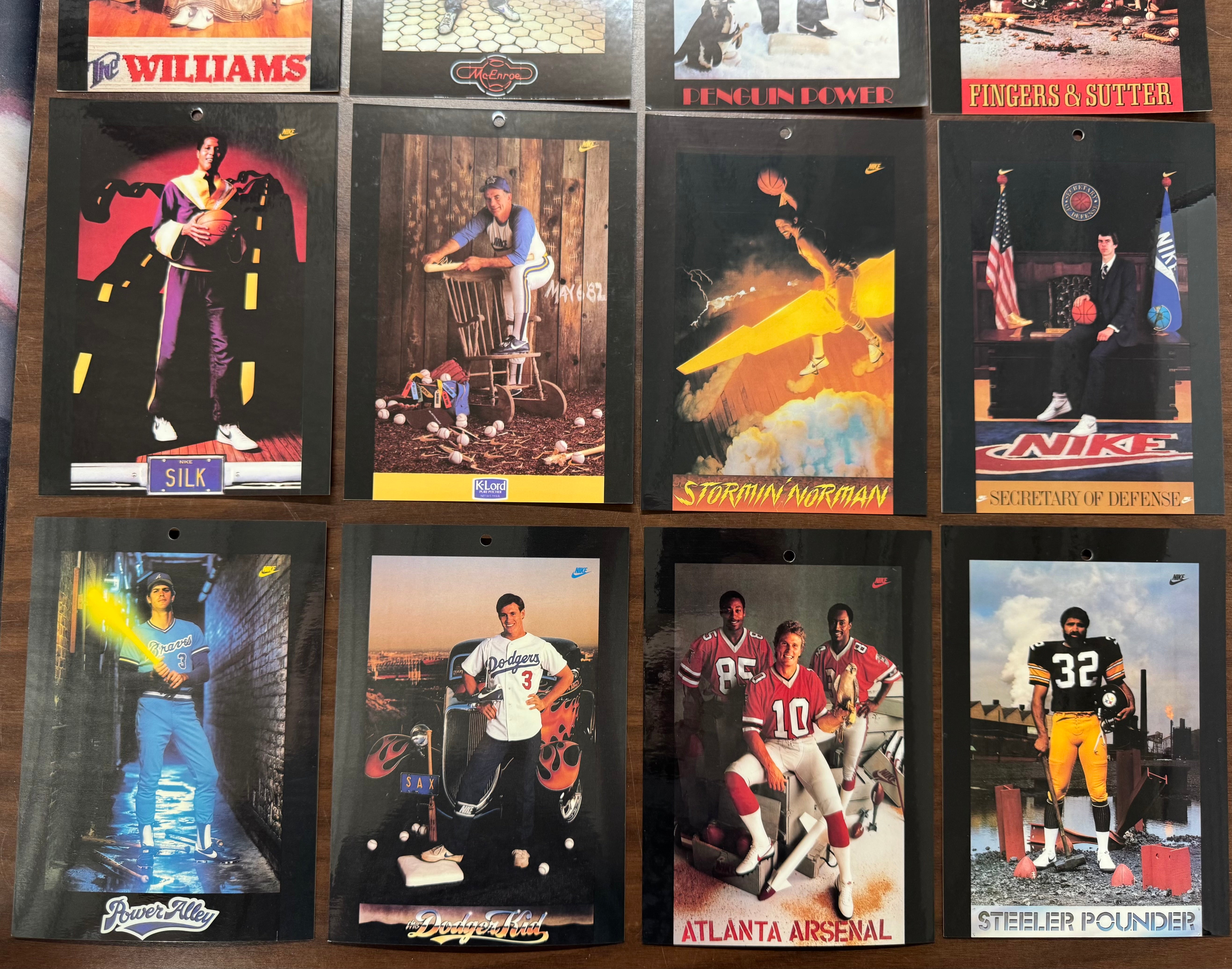 1982 Nike Sport Poster Complete Sample Promo Set (27) Rare
