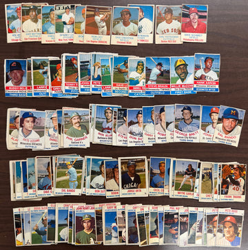 1975-79 Hostess Baseball Lot of 123 w/ Stars & HoFers Low Grade