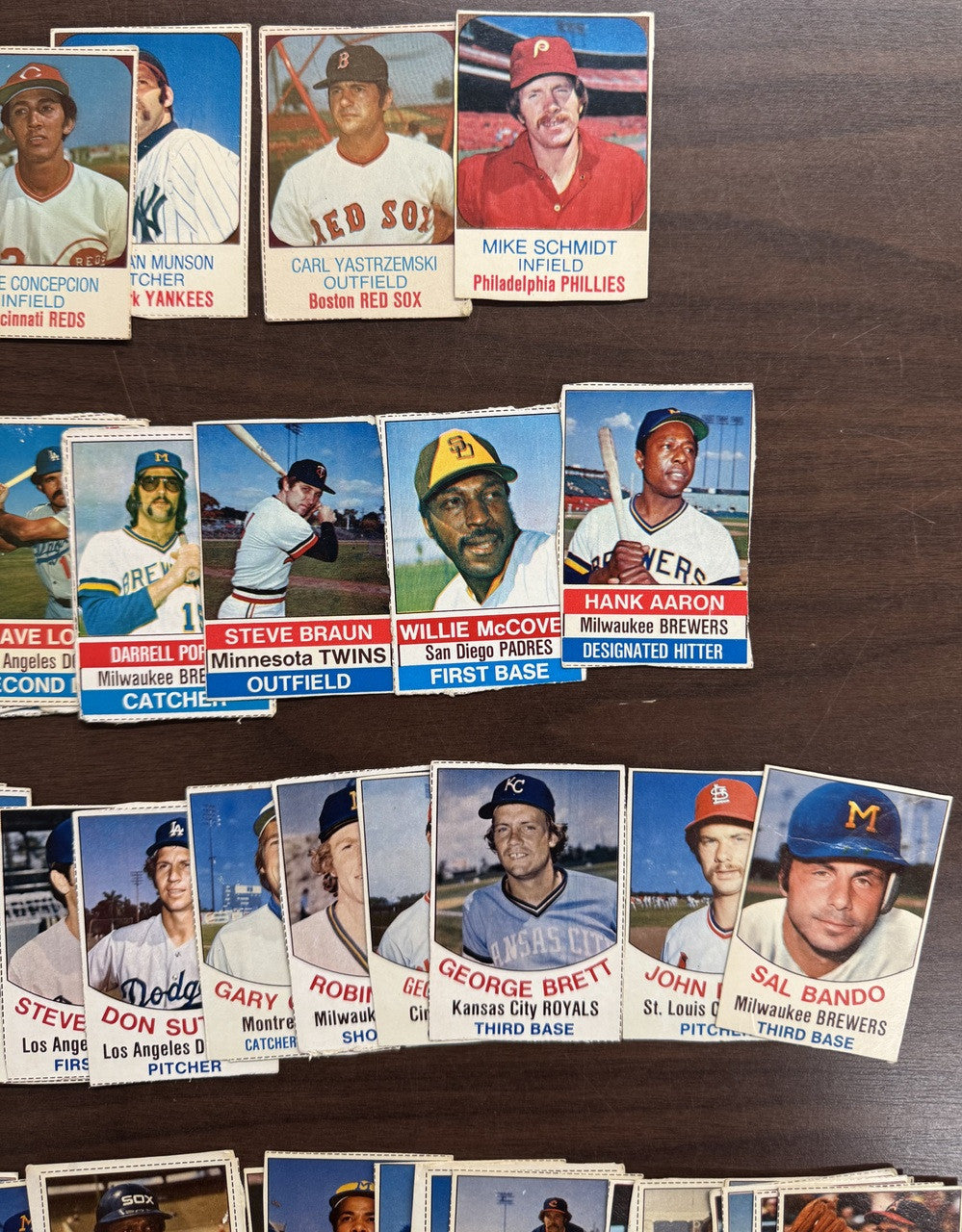 1975-79 Hostess Baseball Lot of 123 w/ Stars & HoFers Low Grade