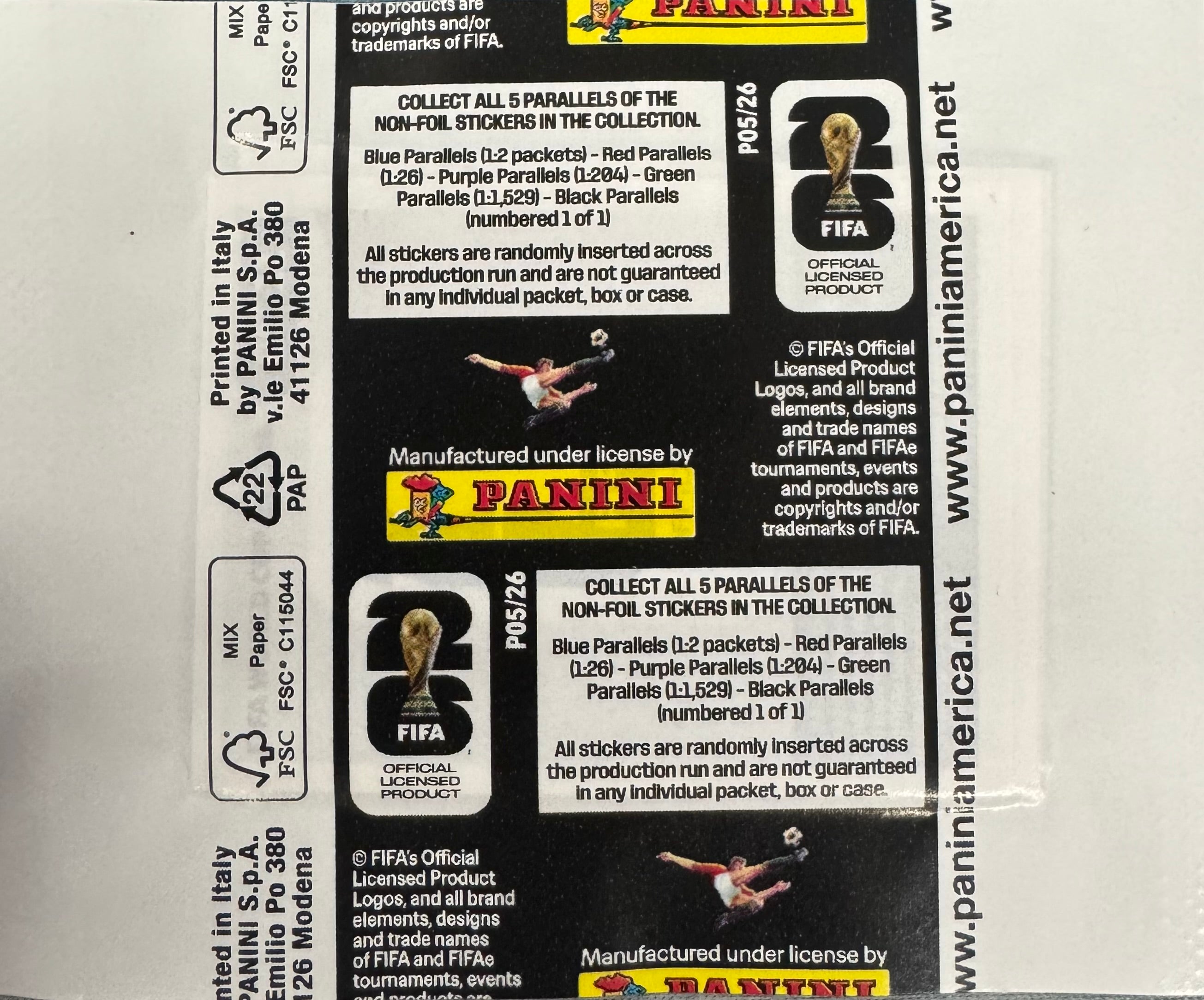 2026 Panini FIFA World Cup Sticker Pack