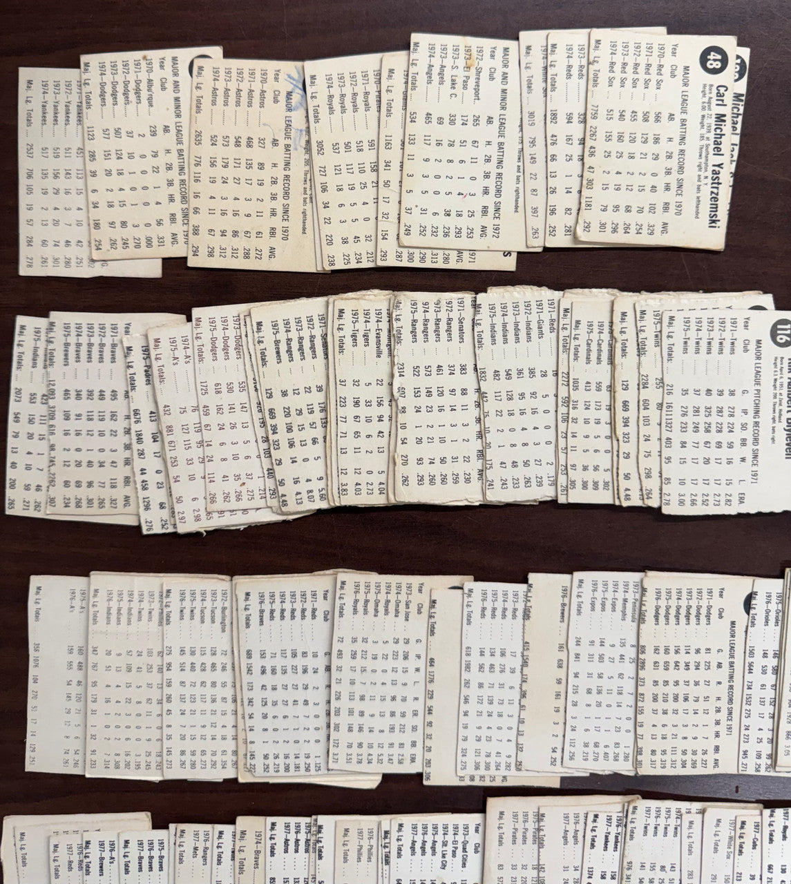 1975-79 Hostess Baseball Lot of 123 w/ Stars & HoFers Low Grade