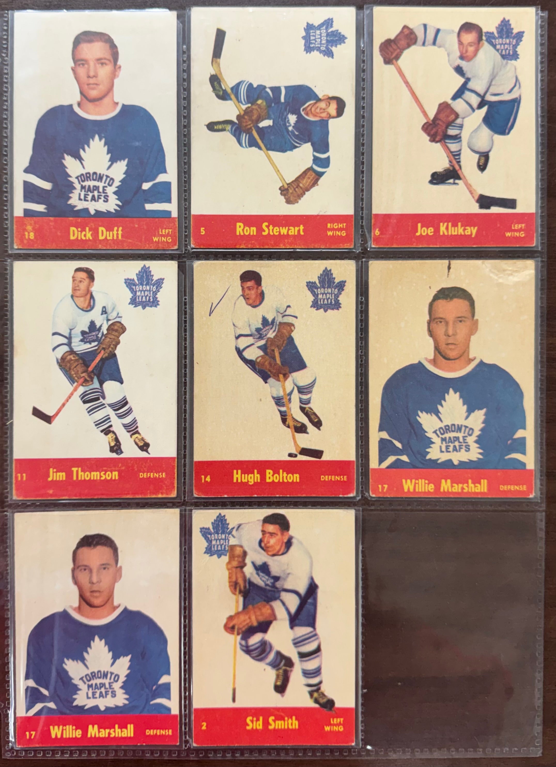 1955/56 Parkhurst Hockey Starter Set (24/80) Low Grade