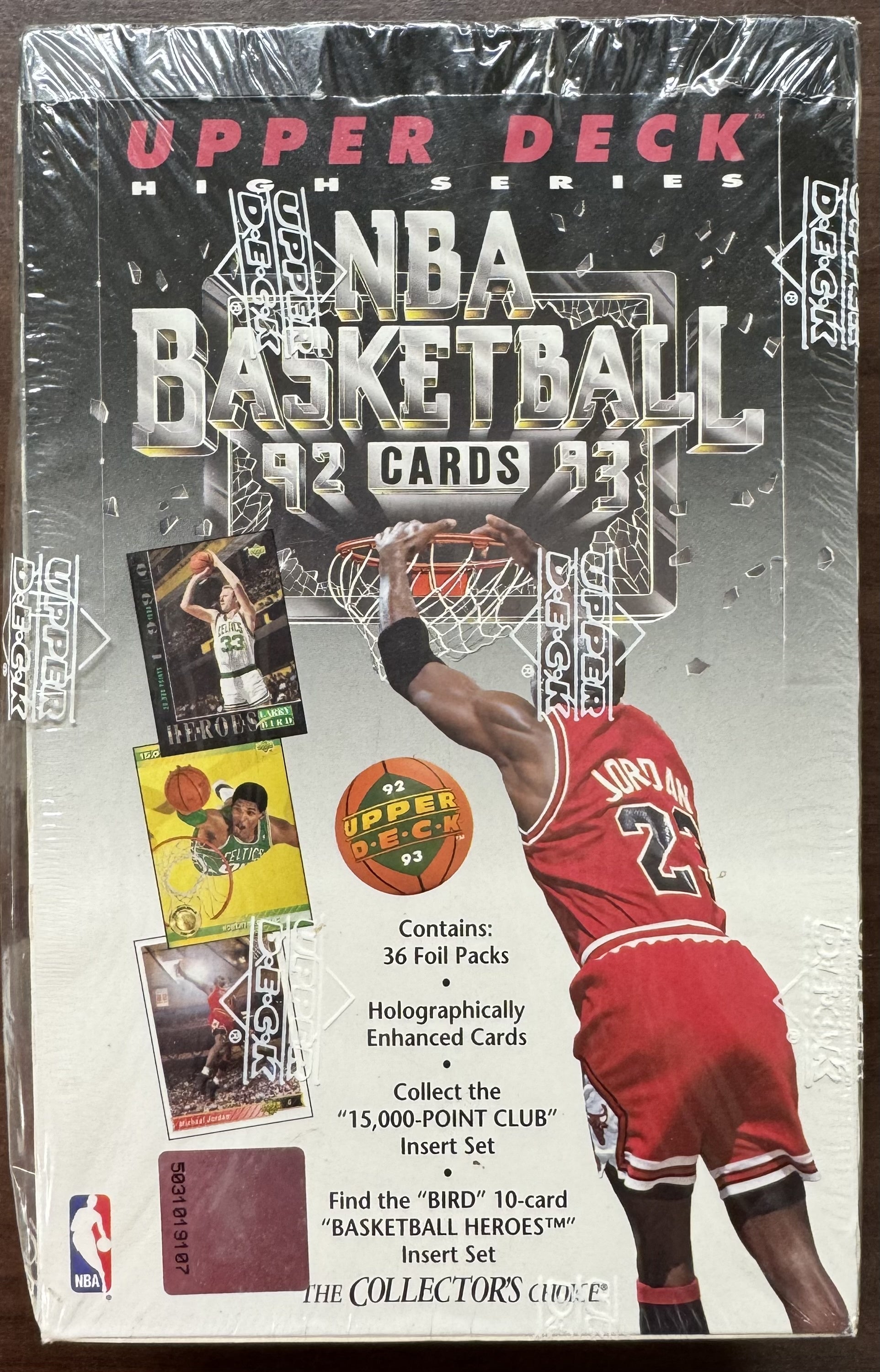 1992/93 Upper Deck High Series Basketball Sealed Hobby Box