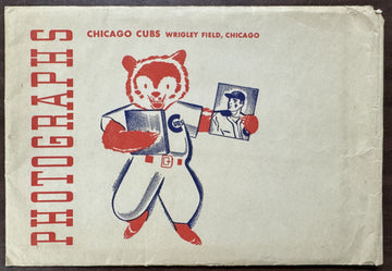 1944 Cubs Baseball Picture Pack Complete Set (25/25) W/ Envelope NM