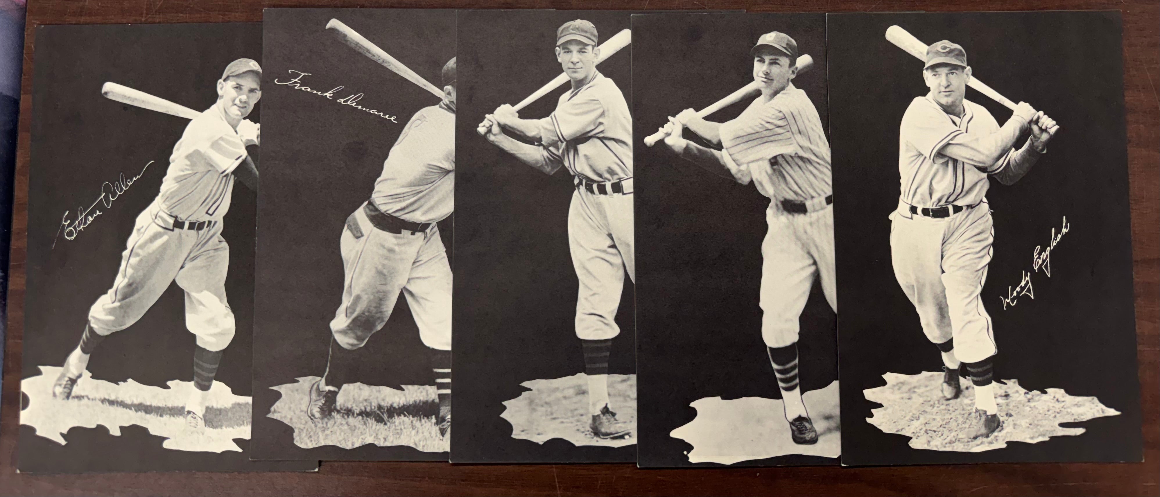 1936 Cubs Baseball Picture Pack Partial Set (31/34) W/ Rare Curt Davis EX