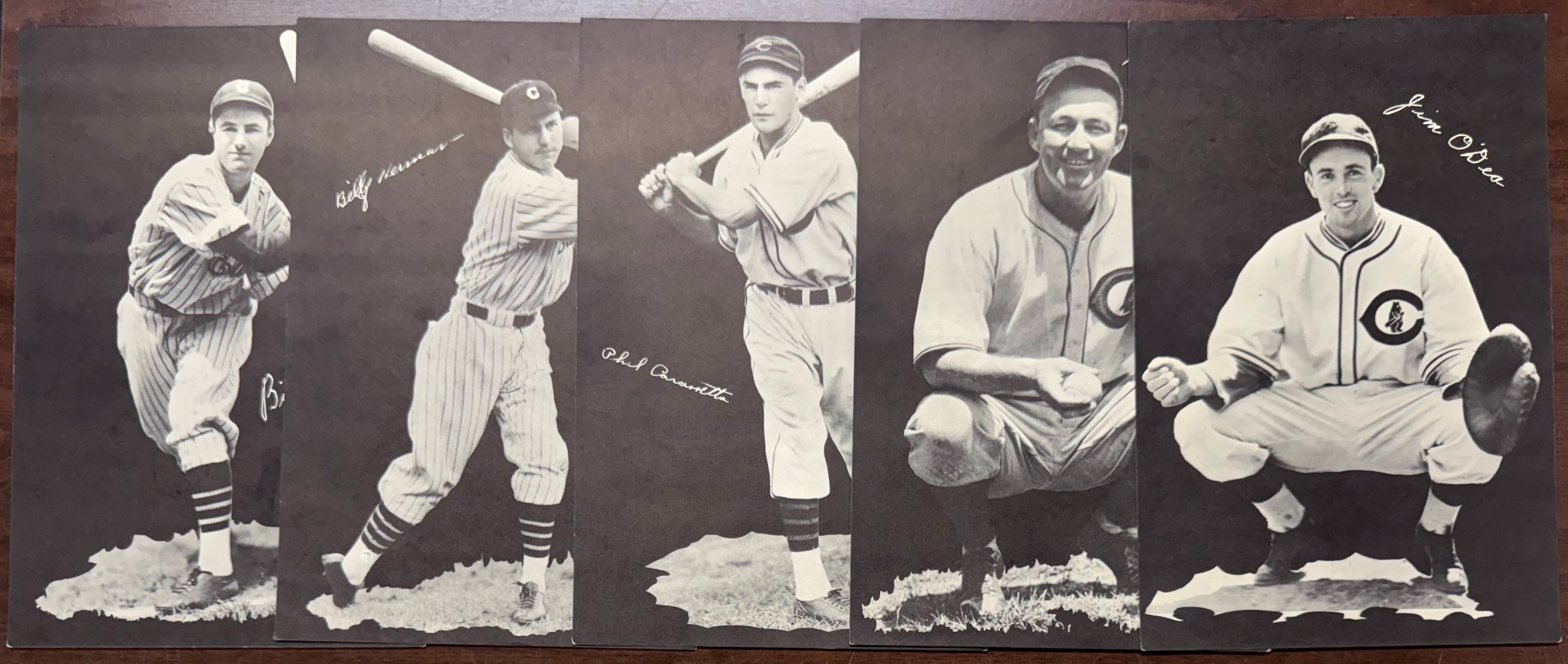 1936 Cubs Baseball Picture Pack Partial Set (31/34) W/ Rare Curt Davis EX