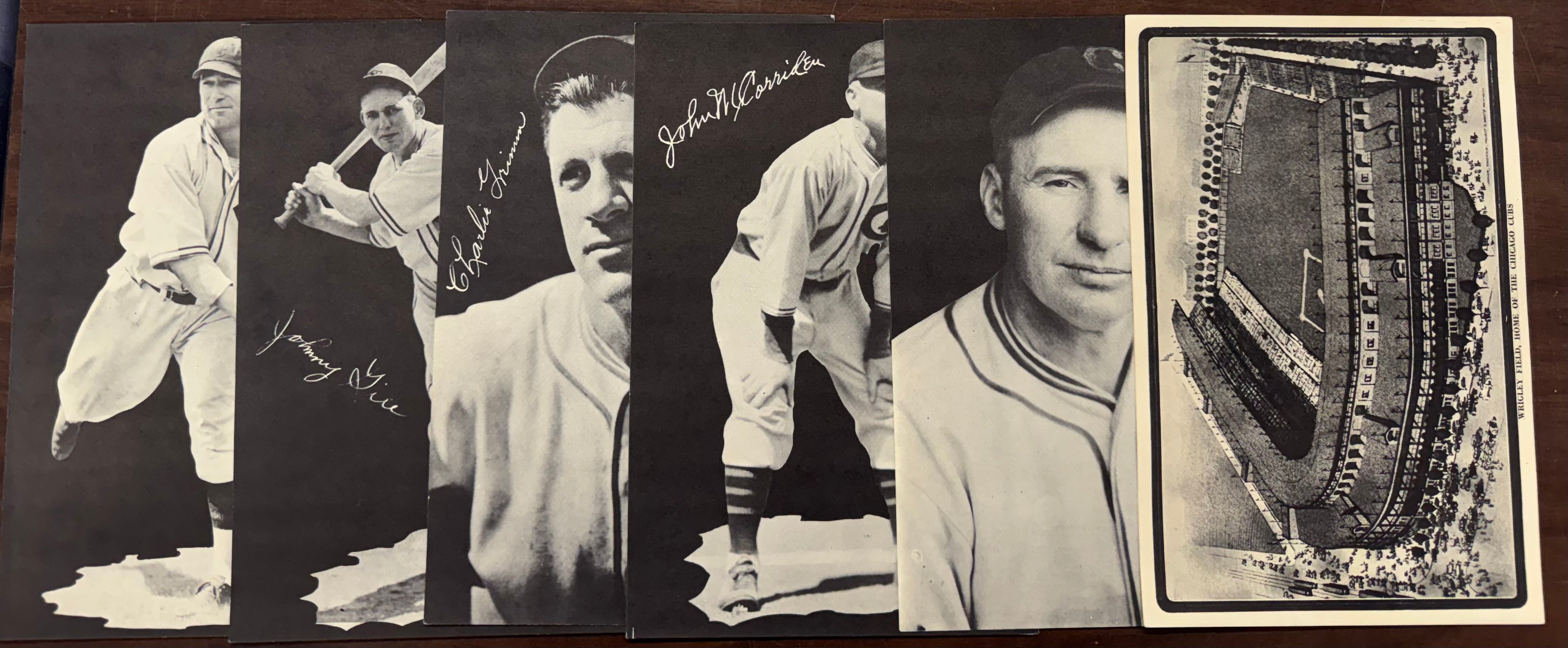 1936 Cubs Baseball Picture Pack Partial Set (31/34) W/ Rare Curt Davis EX