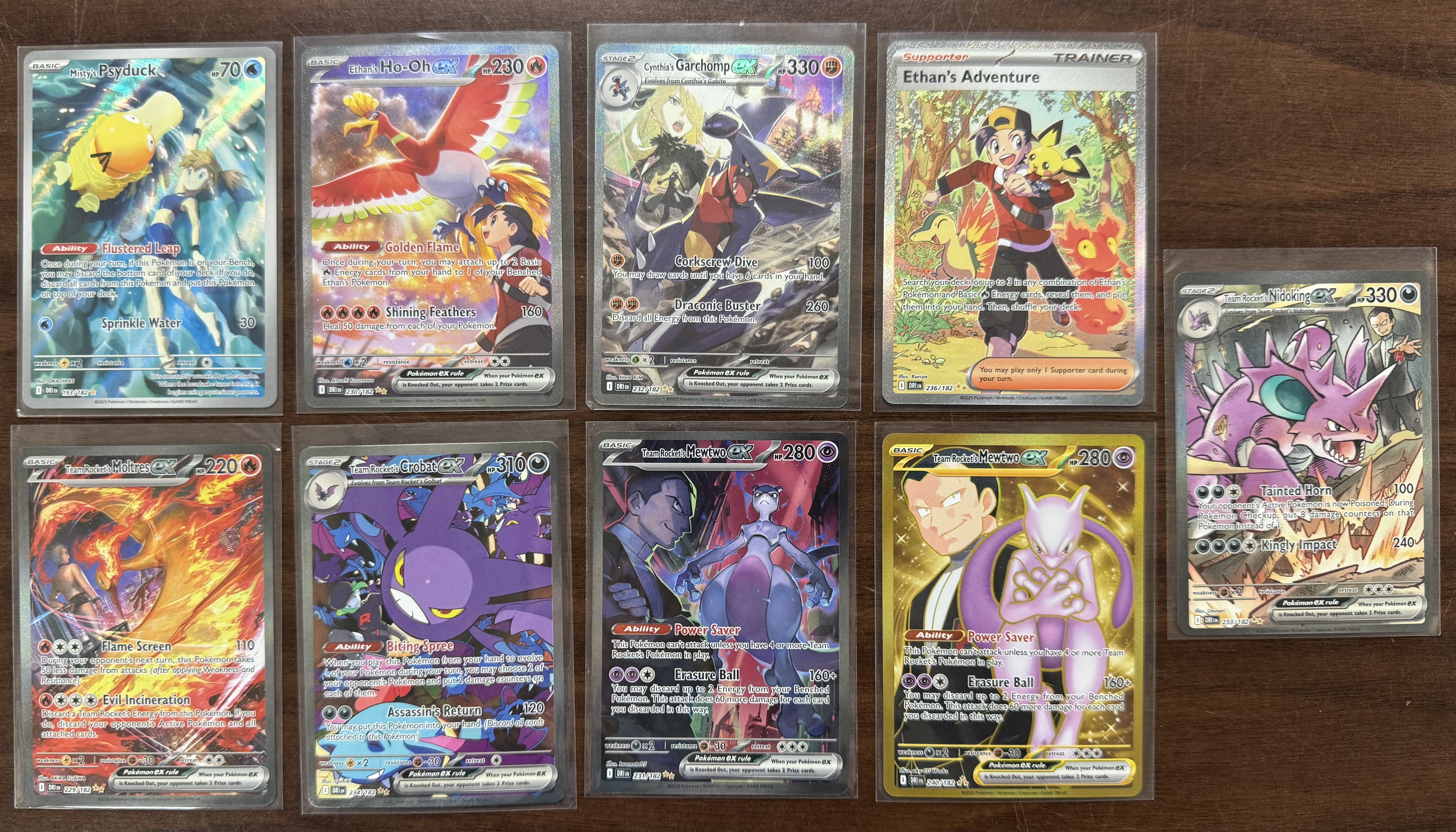 2025 Pokemon Destined Rivals Complete TCG Set (Base/Reverse) LP-NM READ