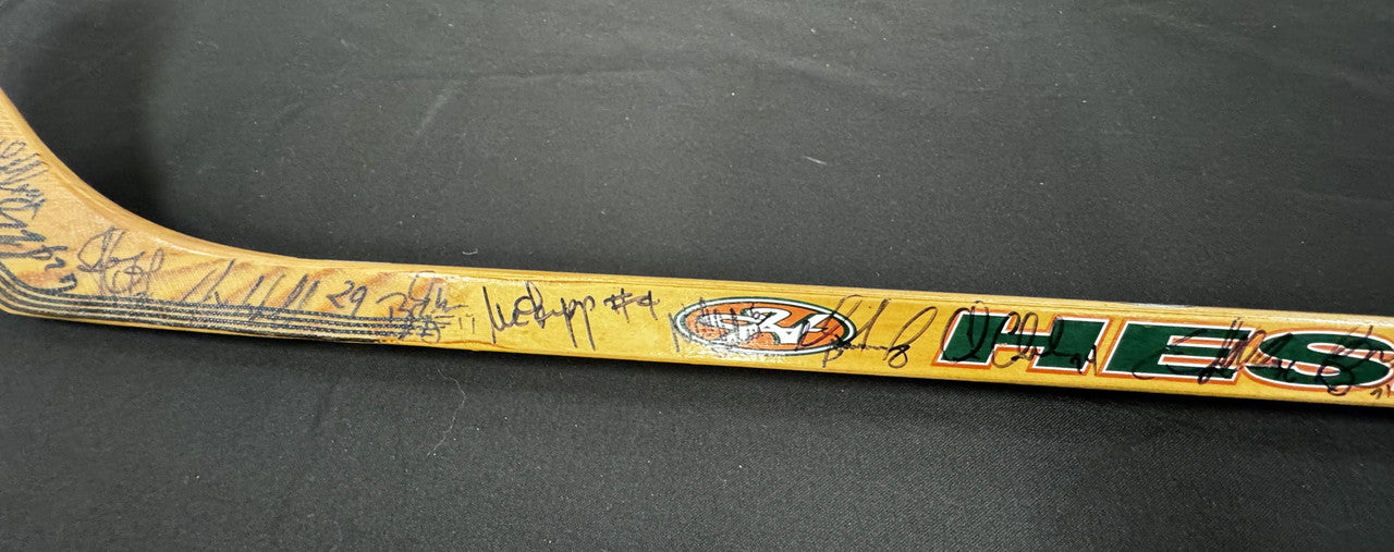 2001-02 Detroit Red Wings Stanley Cup Champions Signed Autographed Stick JSA