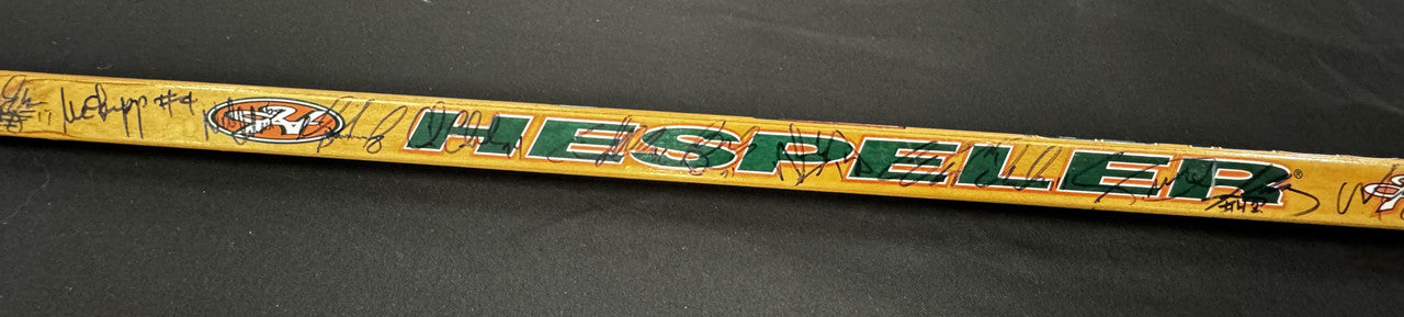 2001-02 Detroit Red Wings Stanley Cup Champions Signed Autographed Stick JSA