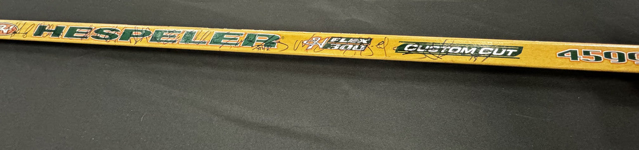 2001-02 Detroit Red Wings Stanley Cup Champions Signed Autographed Stick JSA