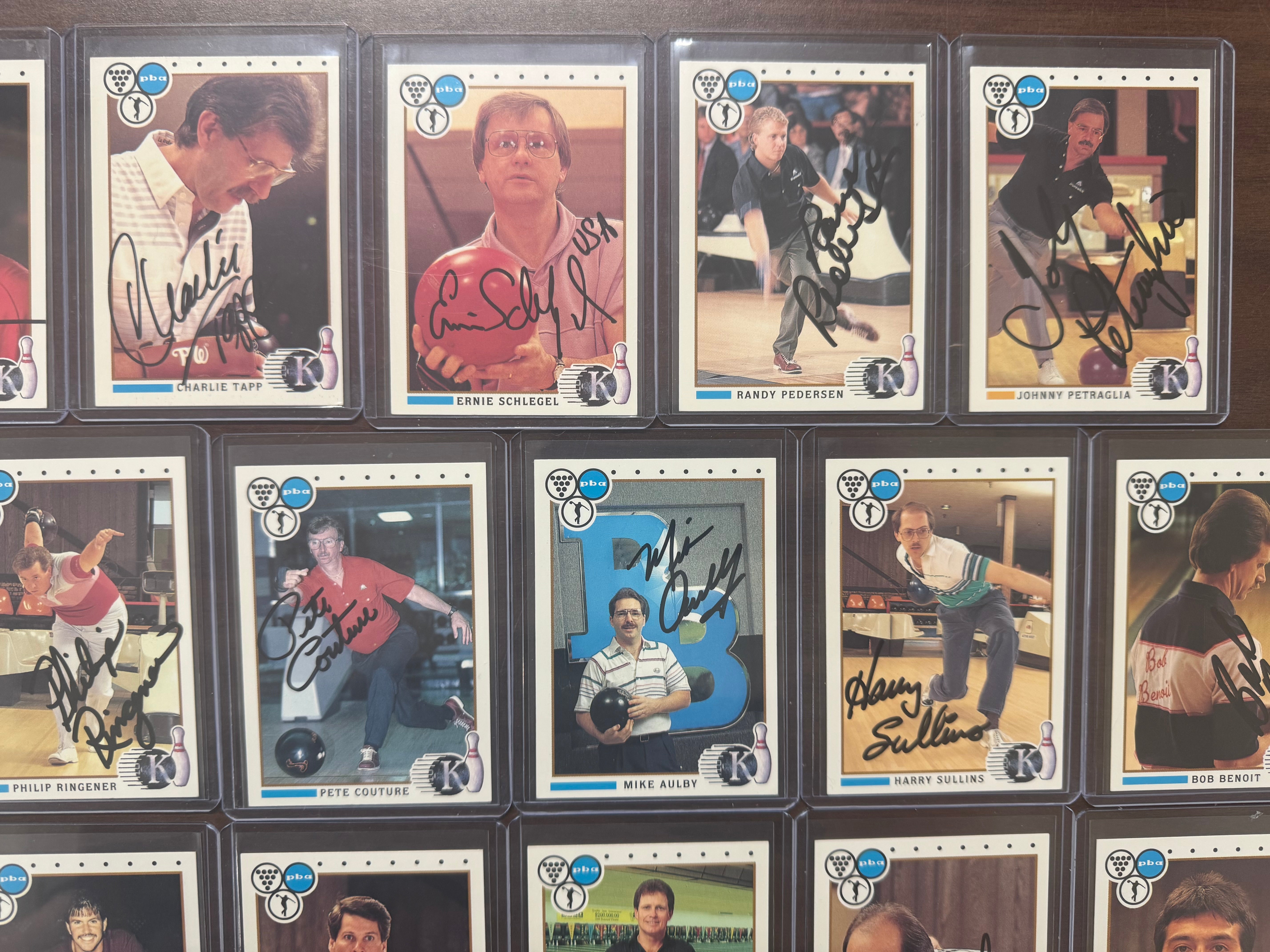 1990 PBA Kingpins Complete Card Set (100/100) W/ Autographs, Williams, Weber