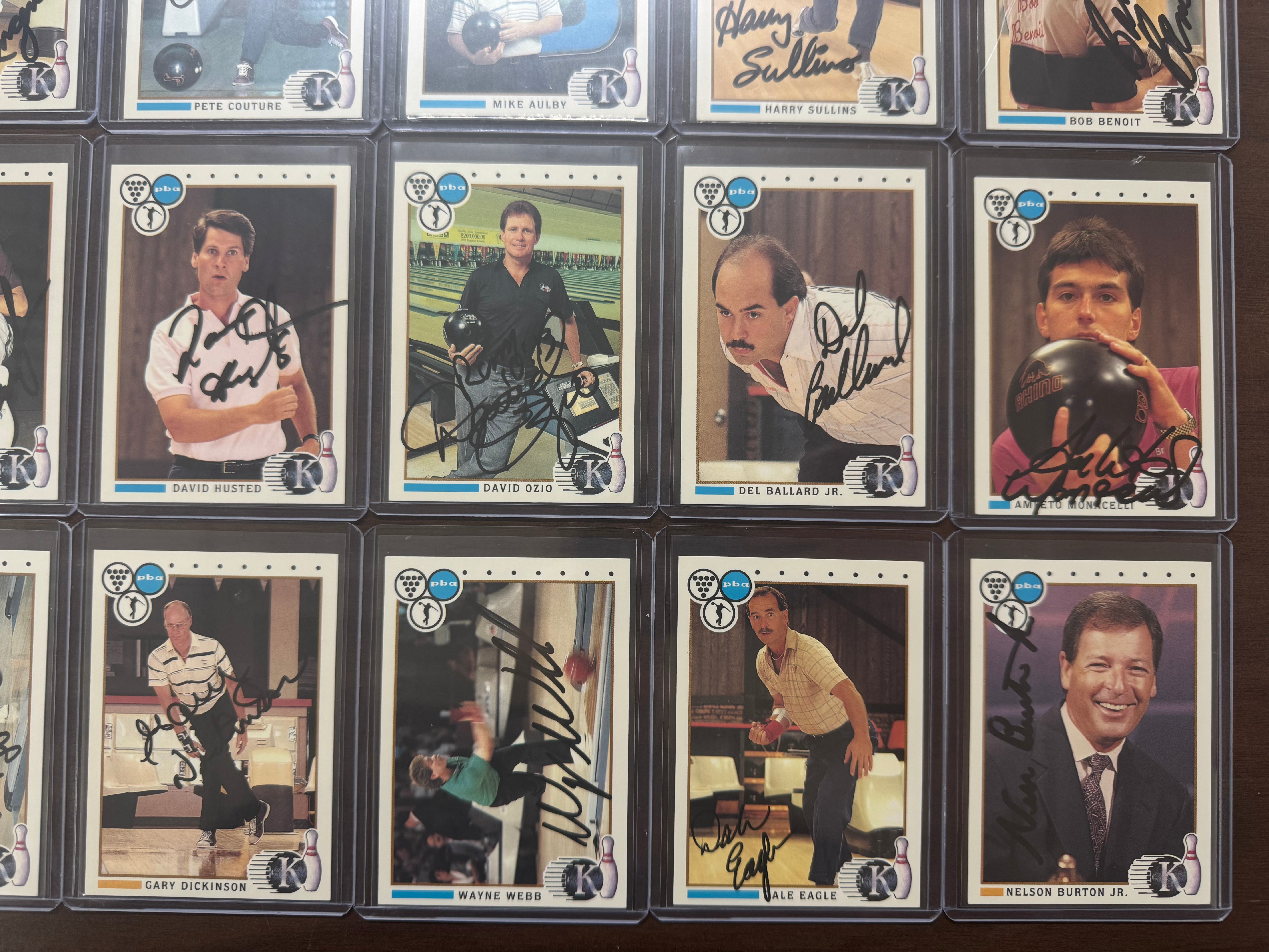 1990 PBA Kingpins Complete Card Set (100/100) W/ Autographs, Williams, Weber