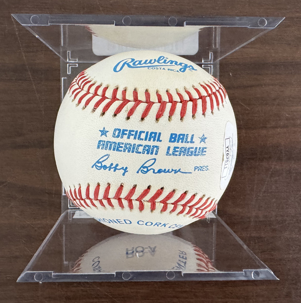 Mickey Mantle Signed Autographed Rawlings OAL Baseball JSA