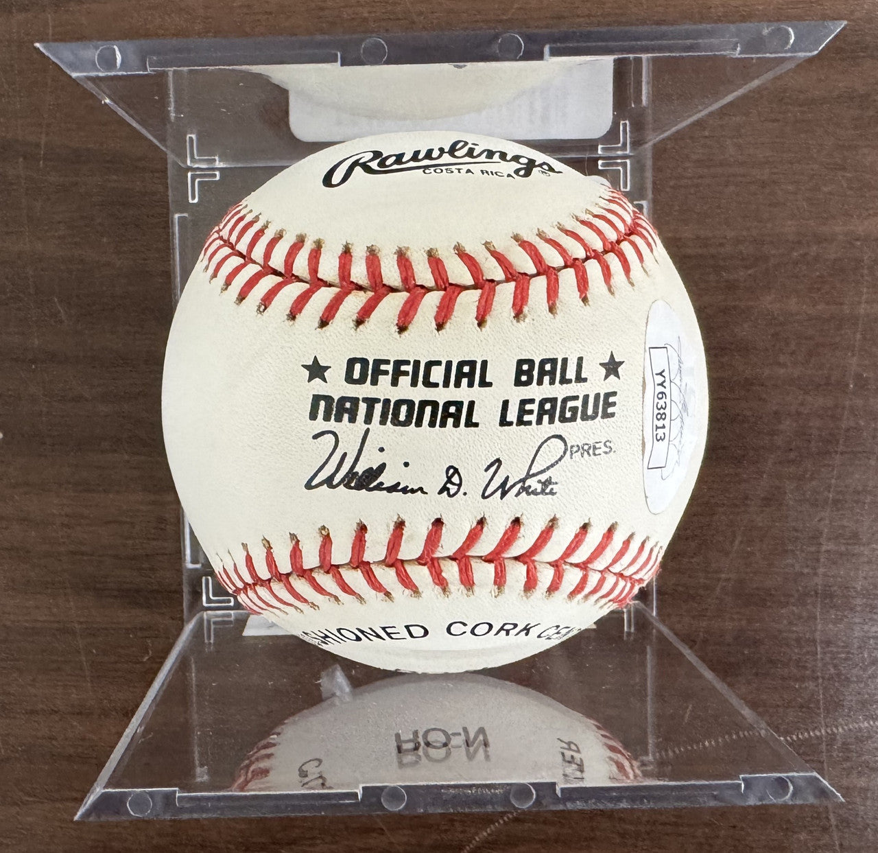 Willie Mays Signed Autographed Rawlings ONL Baseball JSA *3813