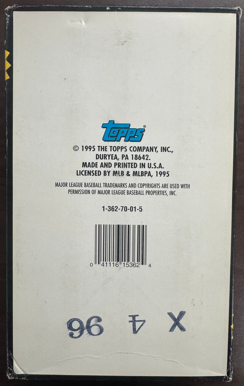 1995 Topps Baseball Series 1 Power Pack Box 36 Factory Sealed Packs