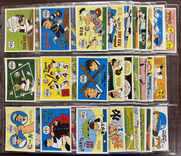 1970 Fleer Laughlin World Series Baseball Complete Set (66/66) EX-NM