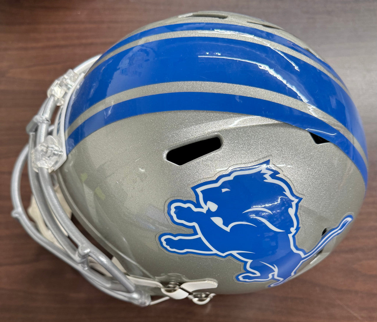 D'Andre Swift Signed Autographed Replica Helmet Lions